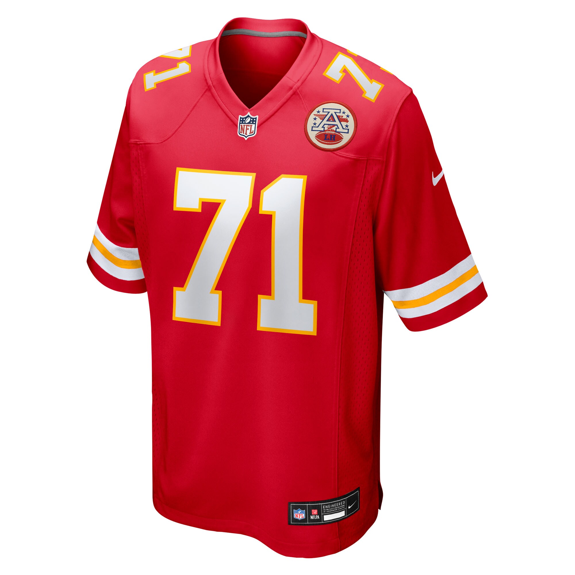 Josh Simmons Kansas City Chiefs Nike Team Game Jersey – Red Clowdercats