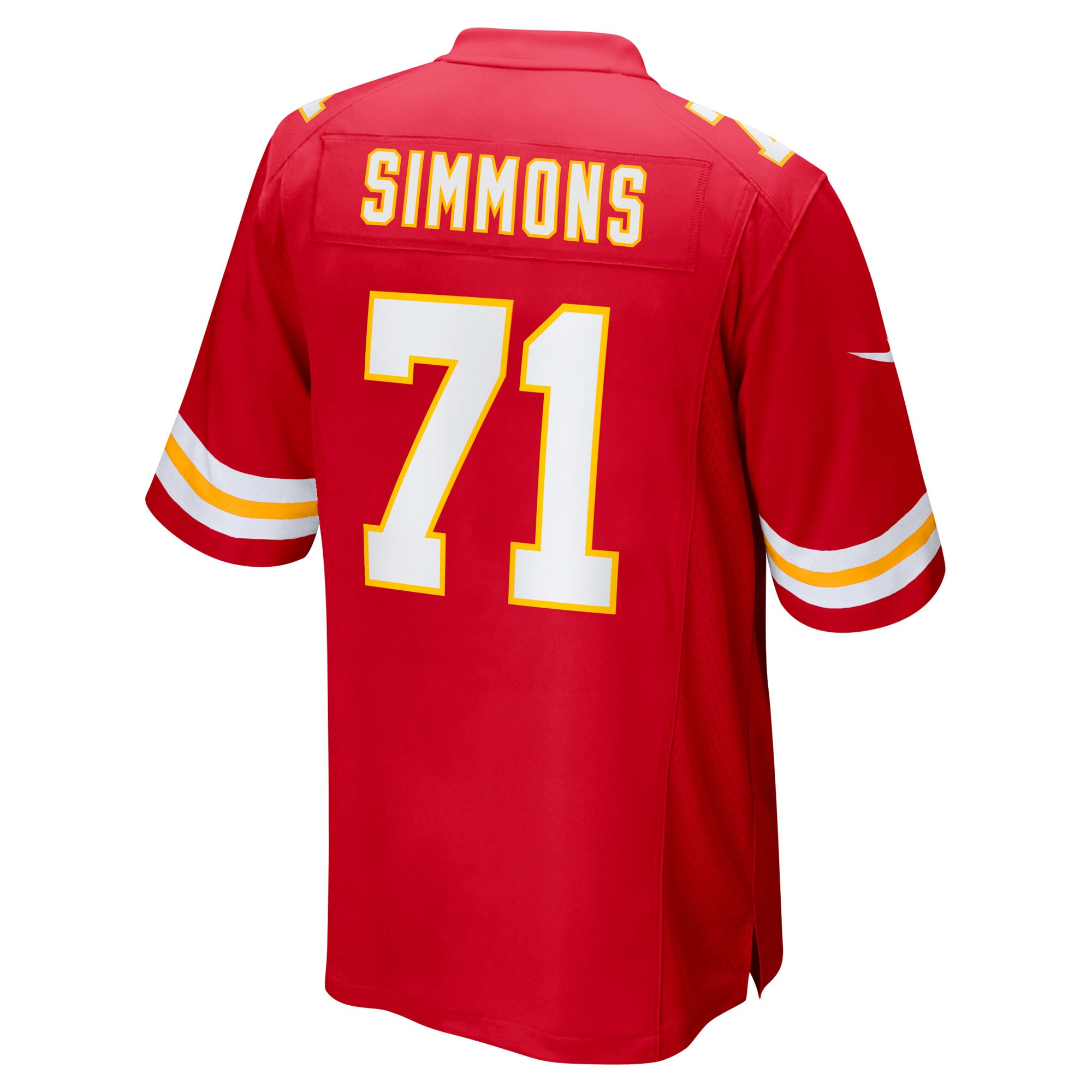 Josh Simmons Kansas City Chiefs Nike Team Game Jersey – Red Clowdercats