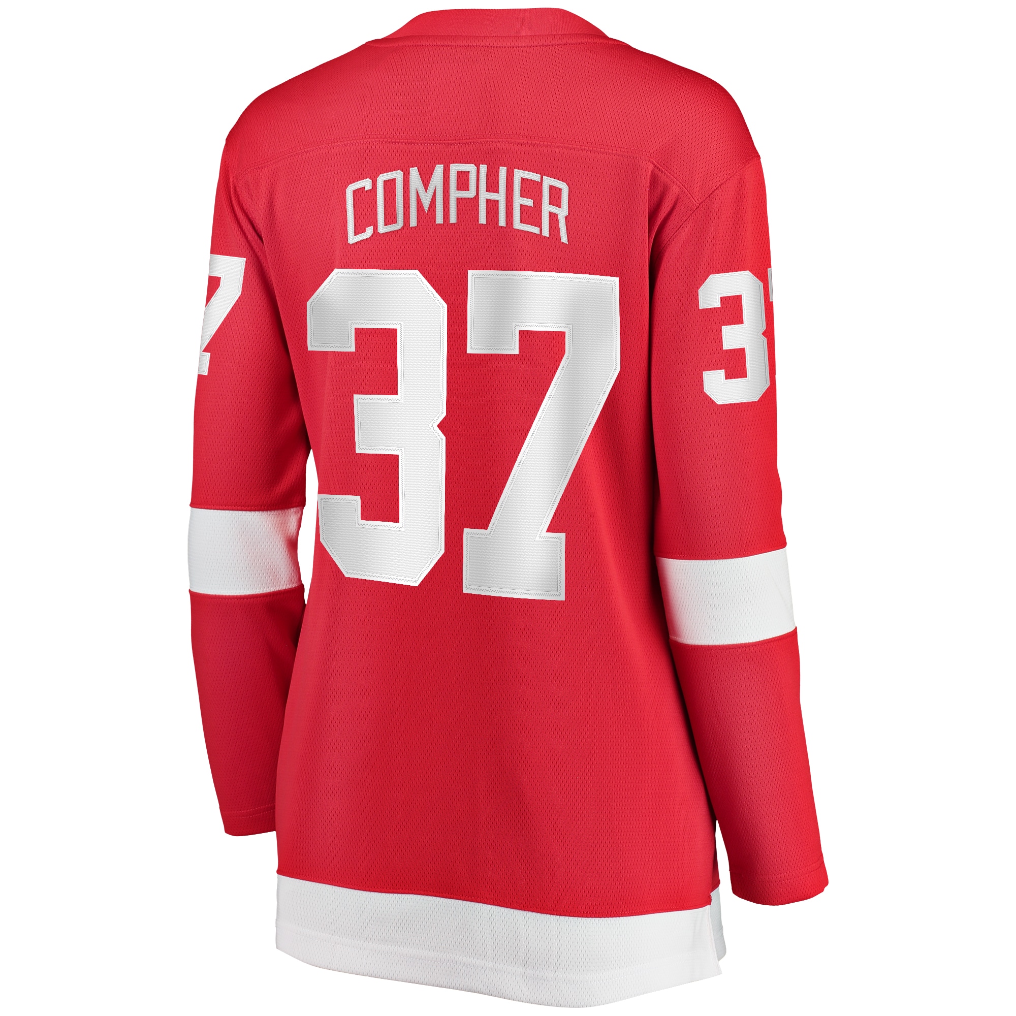 J.T. Compher Detroit Red Wings Fanatics Women’s Home Breakaway Player Jersey – Red Clowdercats
