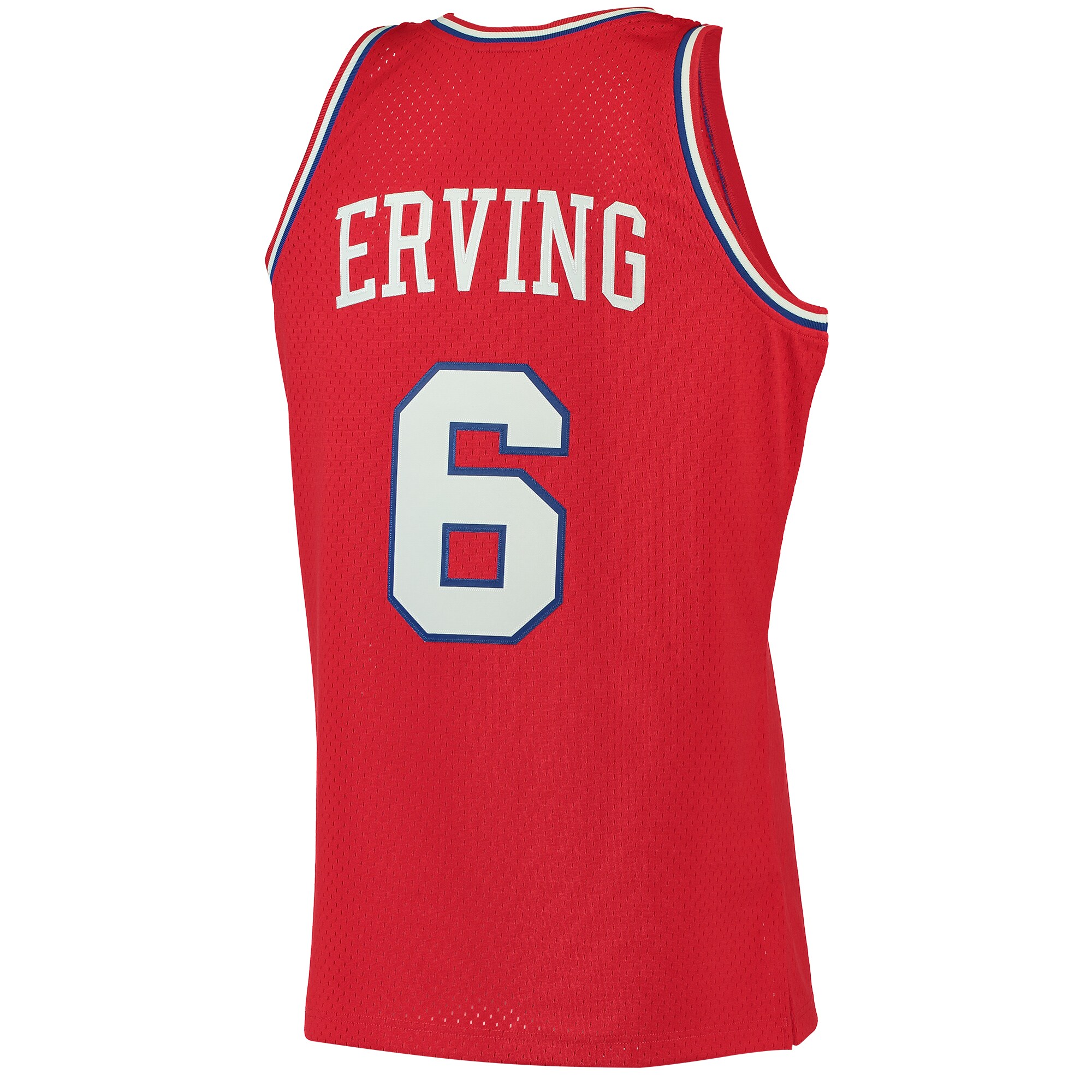 Julius Erving Philadelphia 76ers Mitchell & Ness Hardwood Classics Swingman Jersey – Red Clowdercats