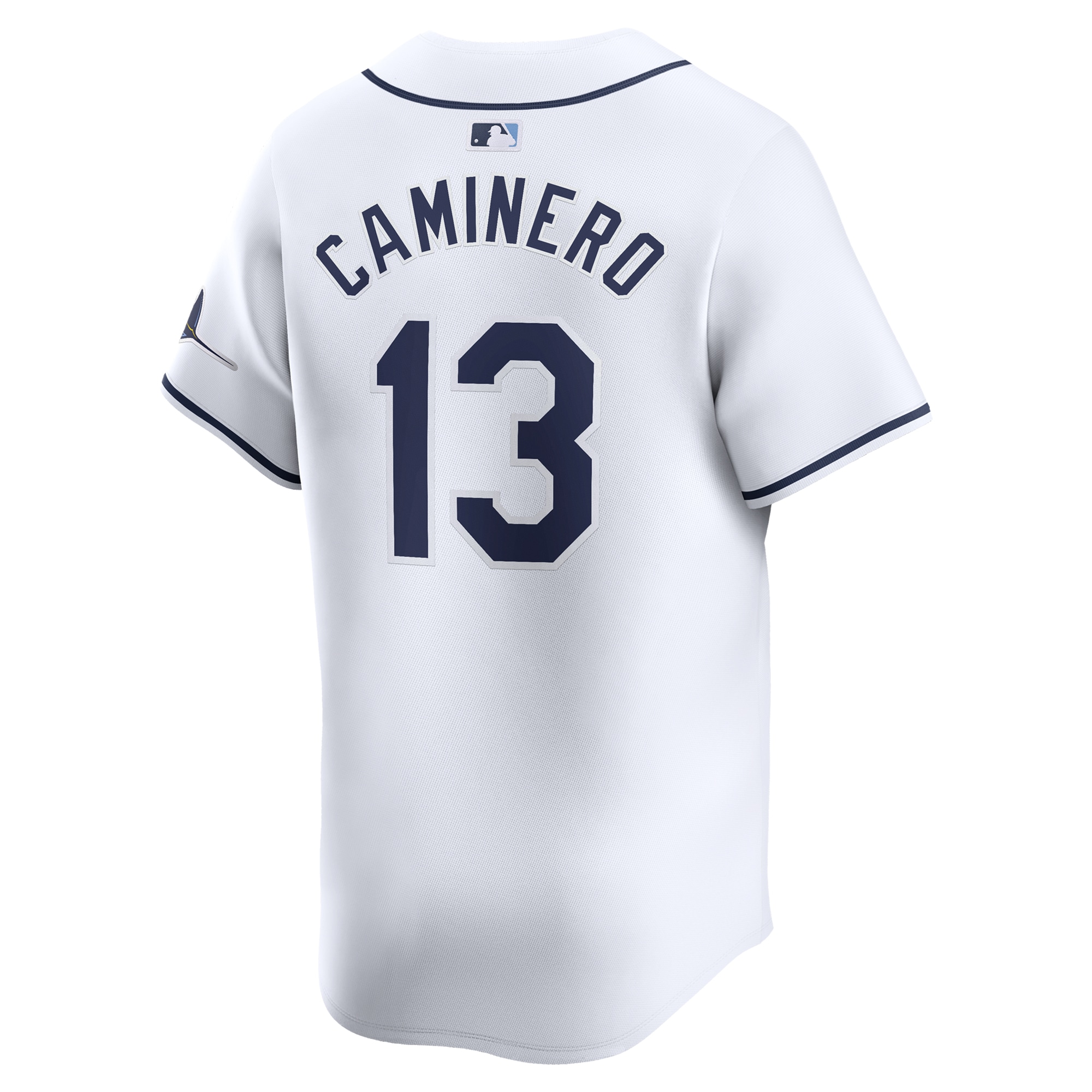 Junior Caminero Tampa Bay Rays Nike Youth Home Limited Player Jersey – White