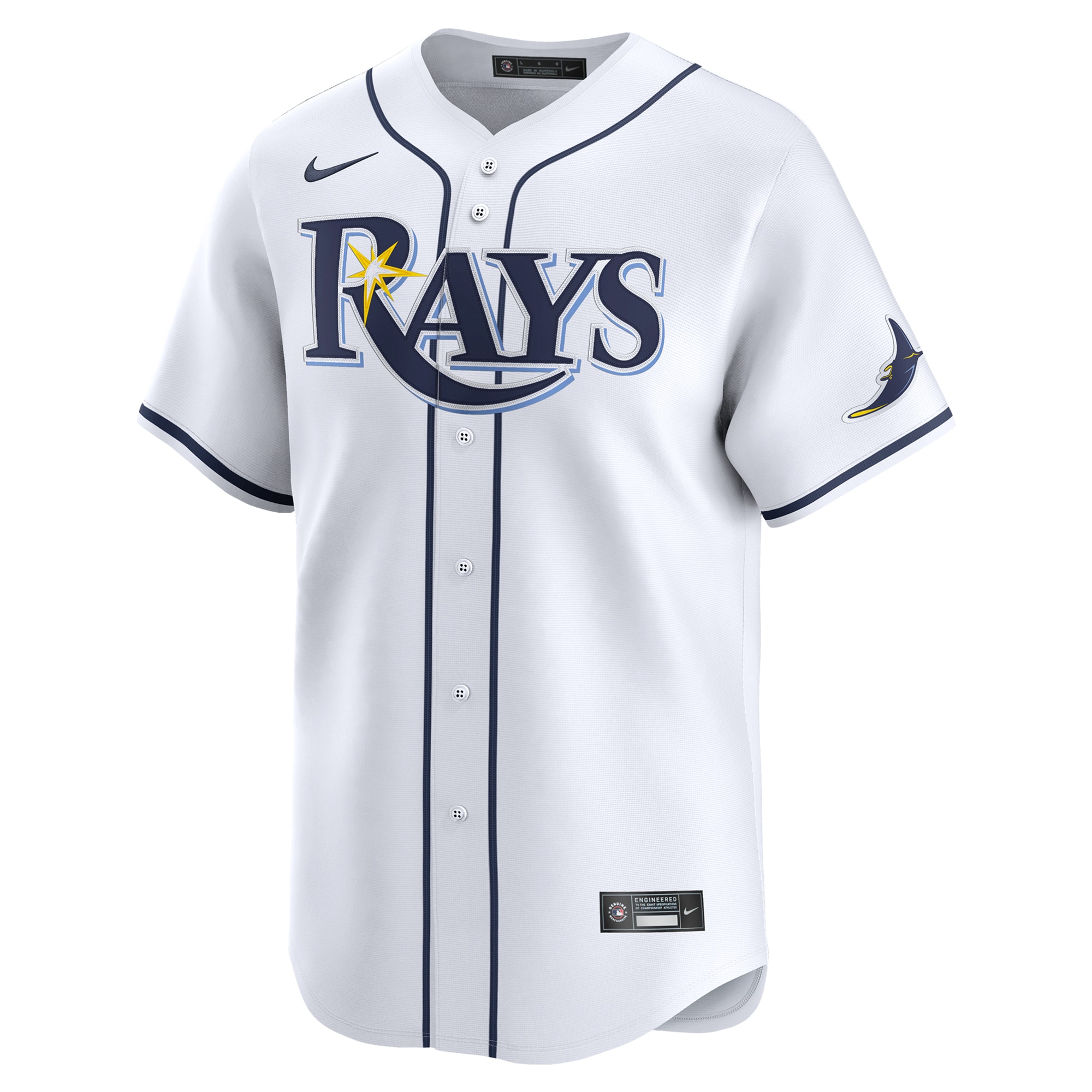 Junior Caminero Tampa Bay Rays Nike Youth Home Limited Player Jersey – White