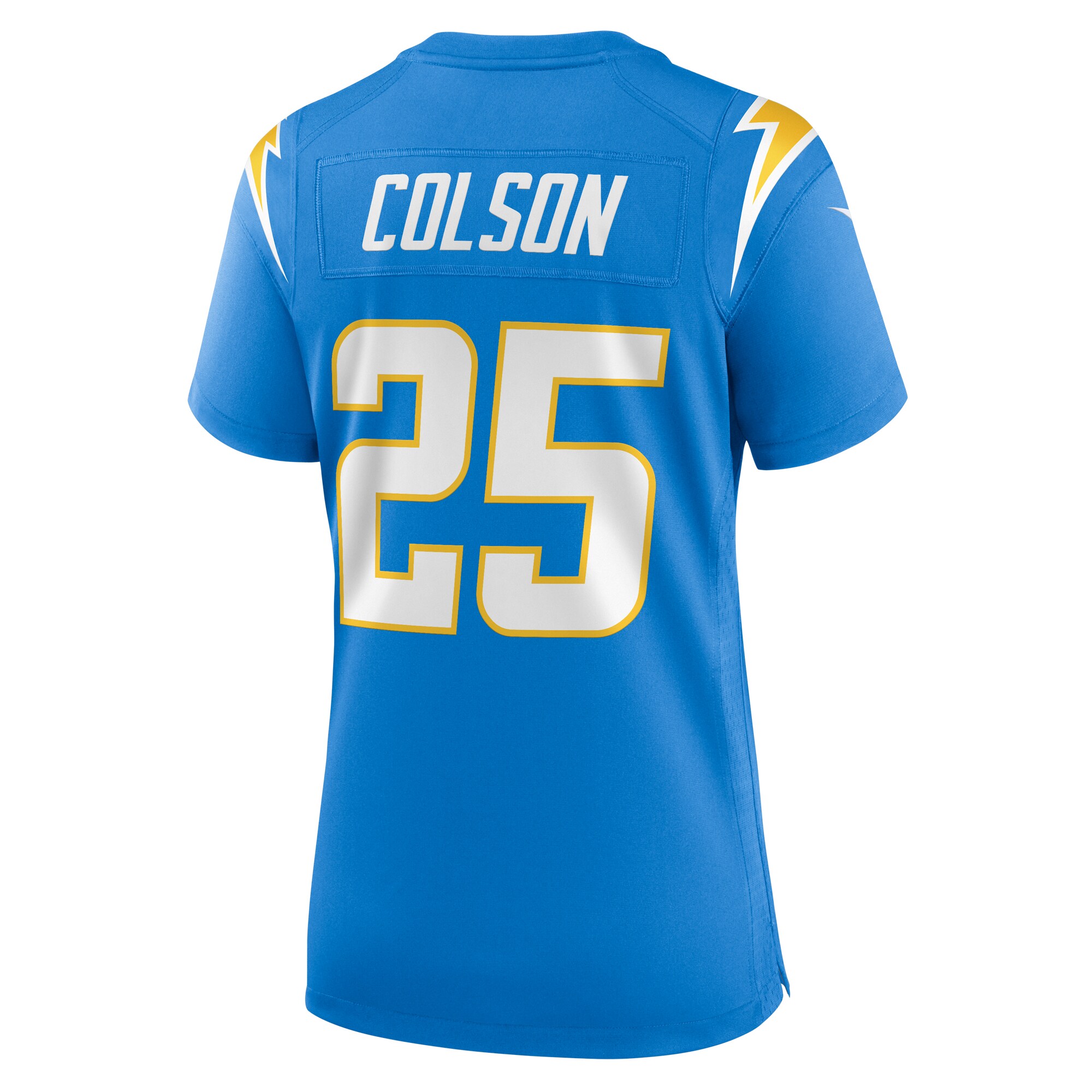 Junior Colson Los Angeles Chargers Nike Women’s Game Jersey – Powder Blue Clowdercats