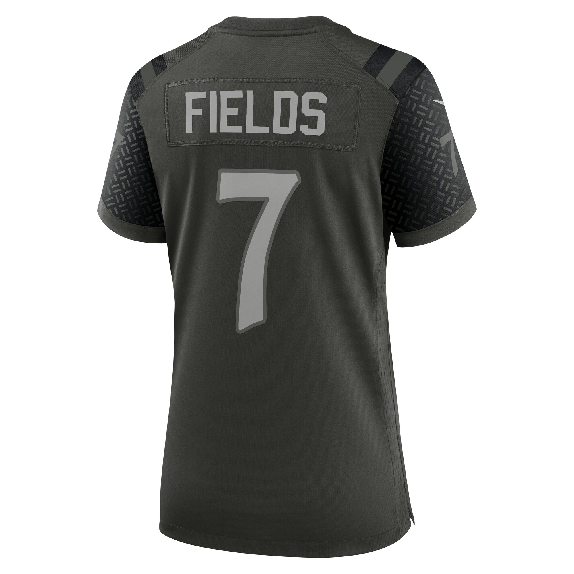 Justin Fields New York Jets Nike Women’s 2025 Rivalries Collection Game Jersey – Gotham Green Clowdercats
