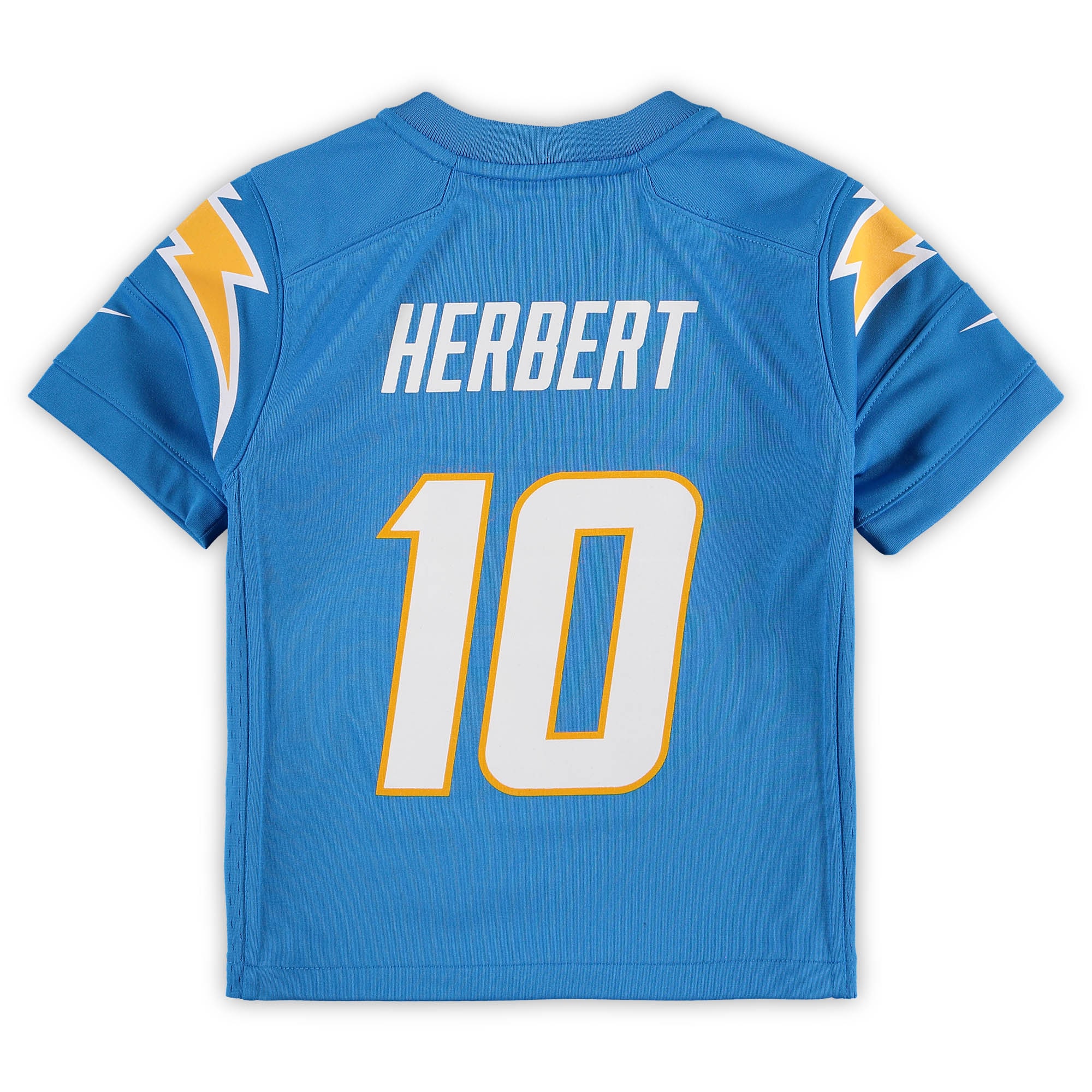 Justin Herbert Los Angeles Chargers Nike Preschool Game Jersey – Powder Blue Clowdercats