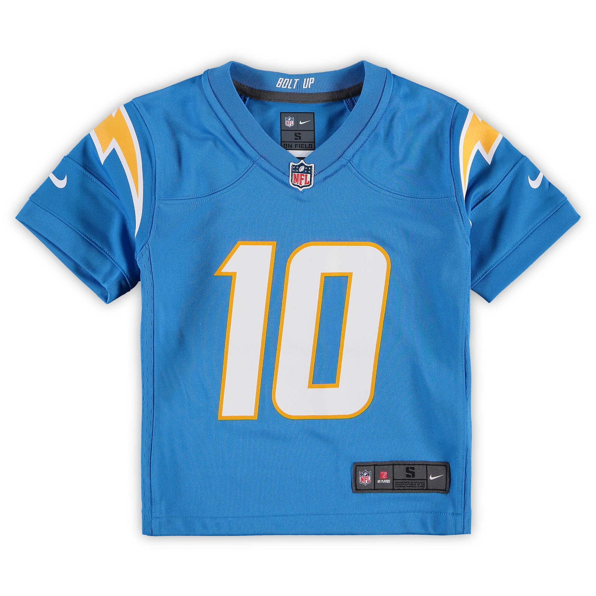 Justin Herbert Los Angeles Chargers Nike Preschool Game Jersey – Powder Blue Clowdercats