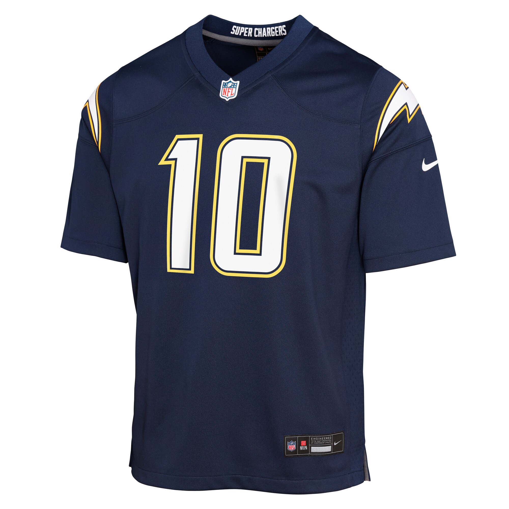 Justin Herbert Los Angeles Chargers Nike Youth Alternate Super Chargers Game Player Jersey – Navy Clowdercats