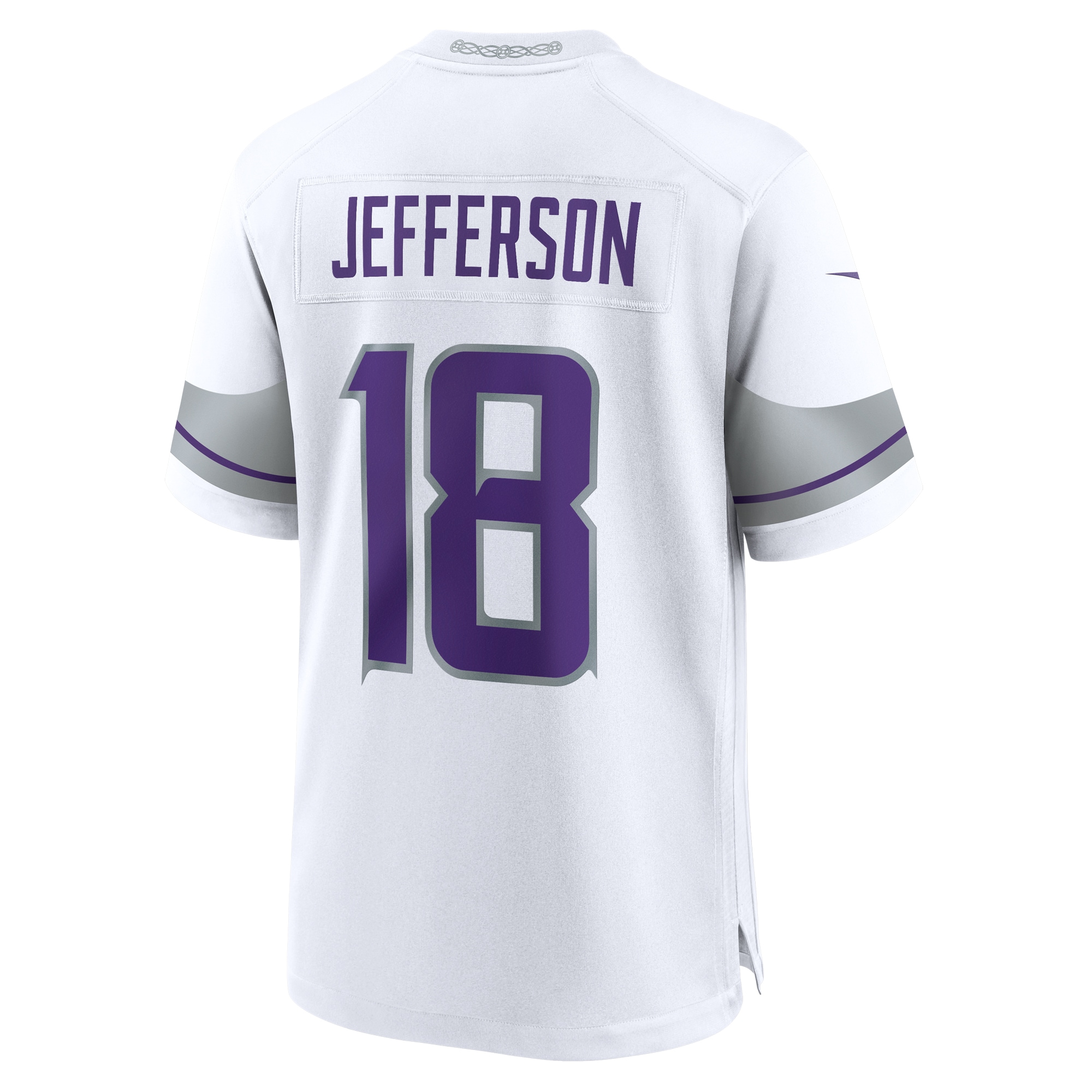 Justin Jefferson Minnesota Vikings Nike Alternate Game Player Jersey – White Clowdercats