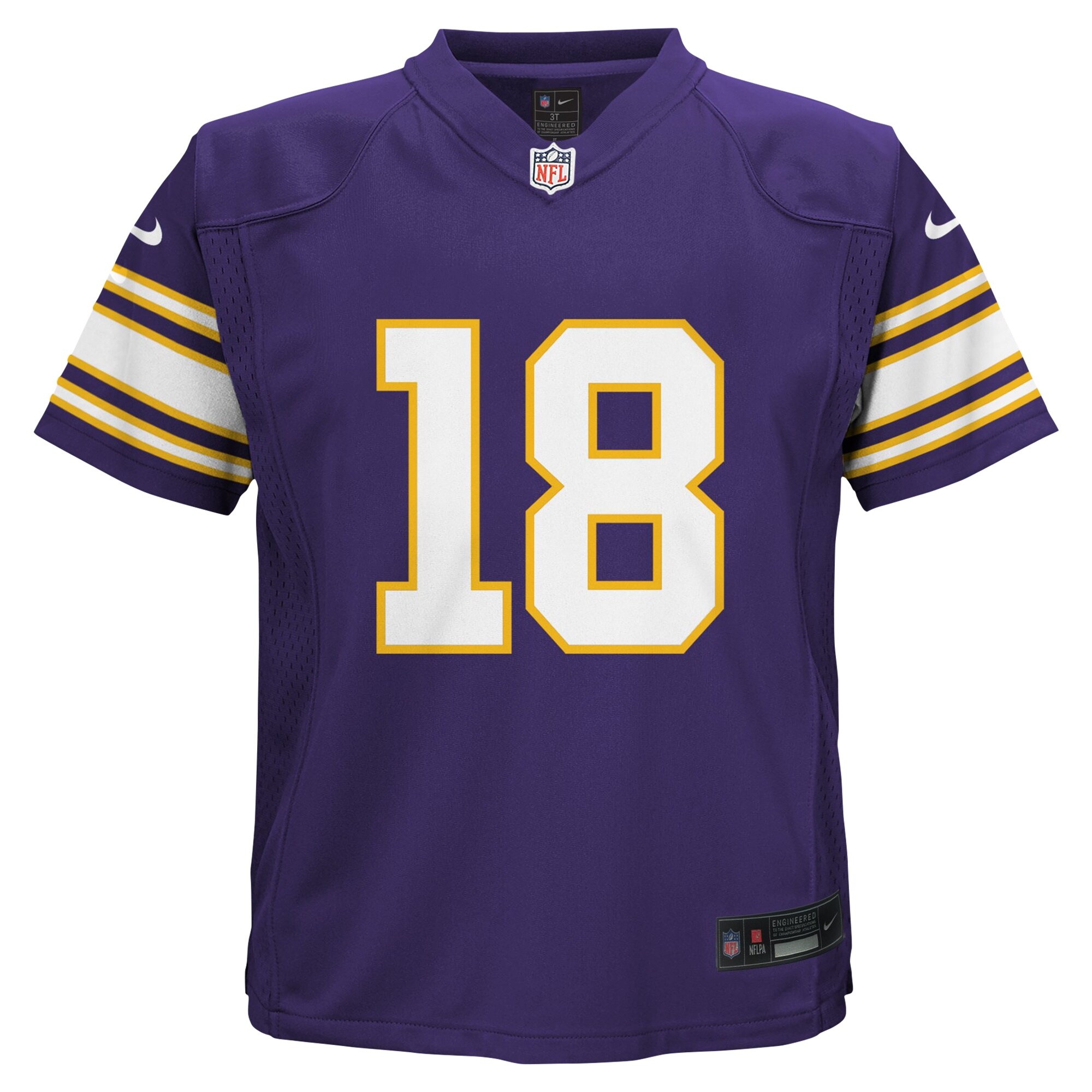 Justin Jefferson Minnesota Vikings Nike Infant Alternate Player Game Jersey – Purple Clowdercats