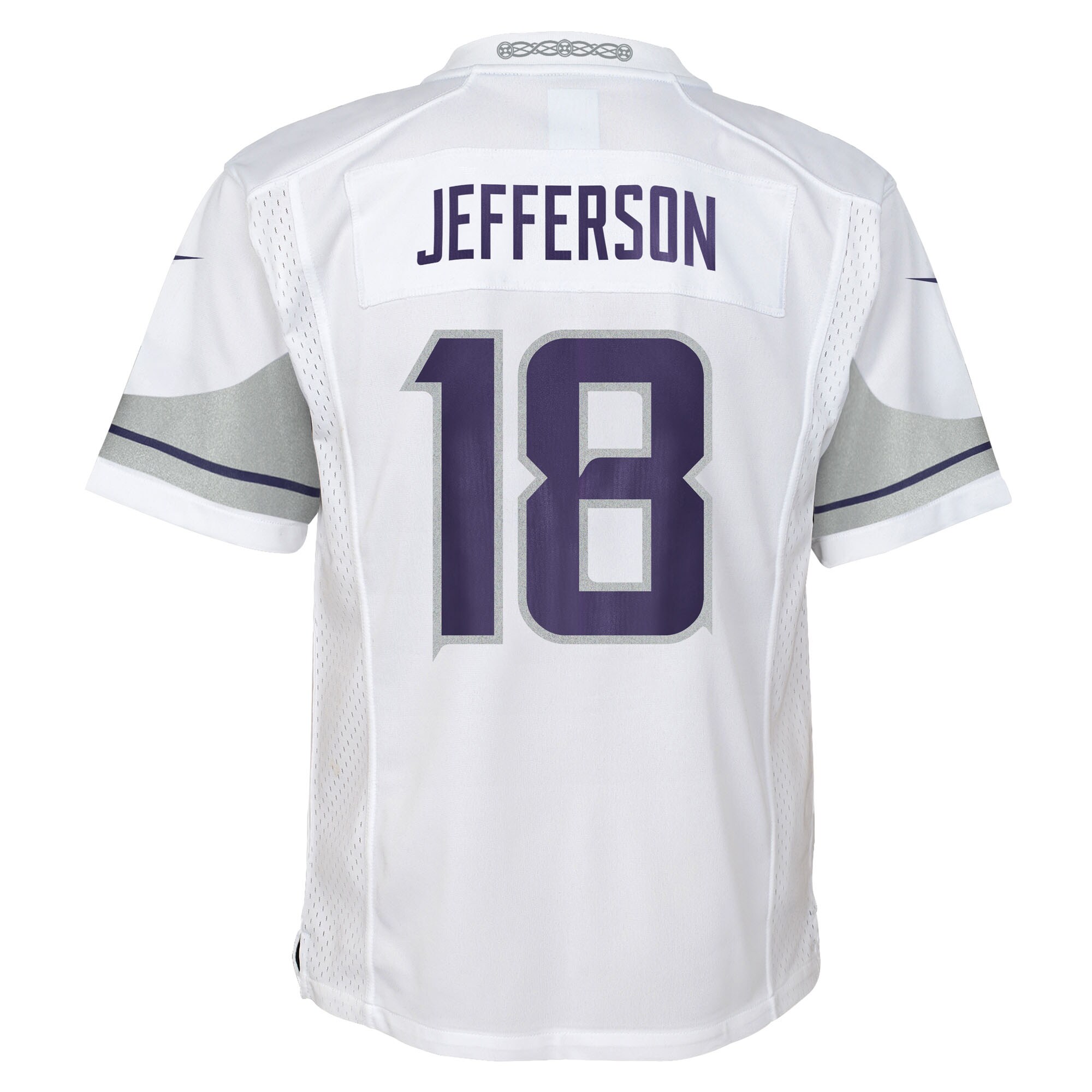 Justin Jefferson Minnesota Vikings Nike Preschool Alternate Player Game Jersey – White Clowdercats