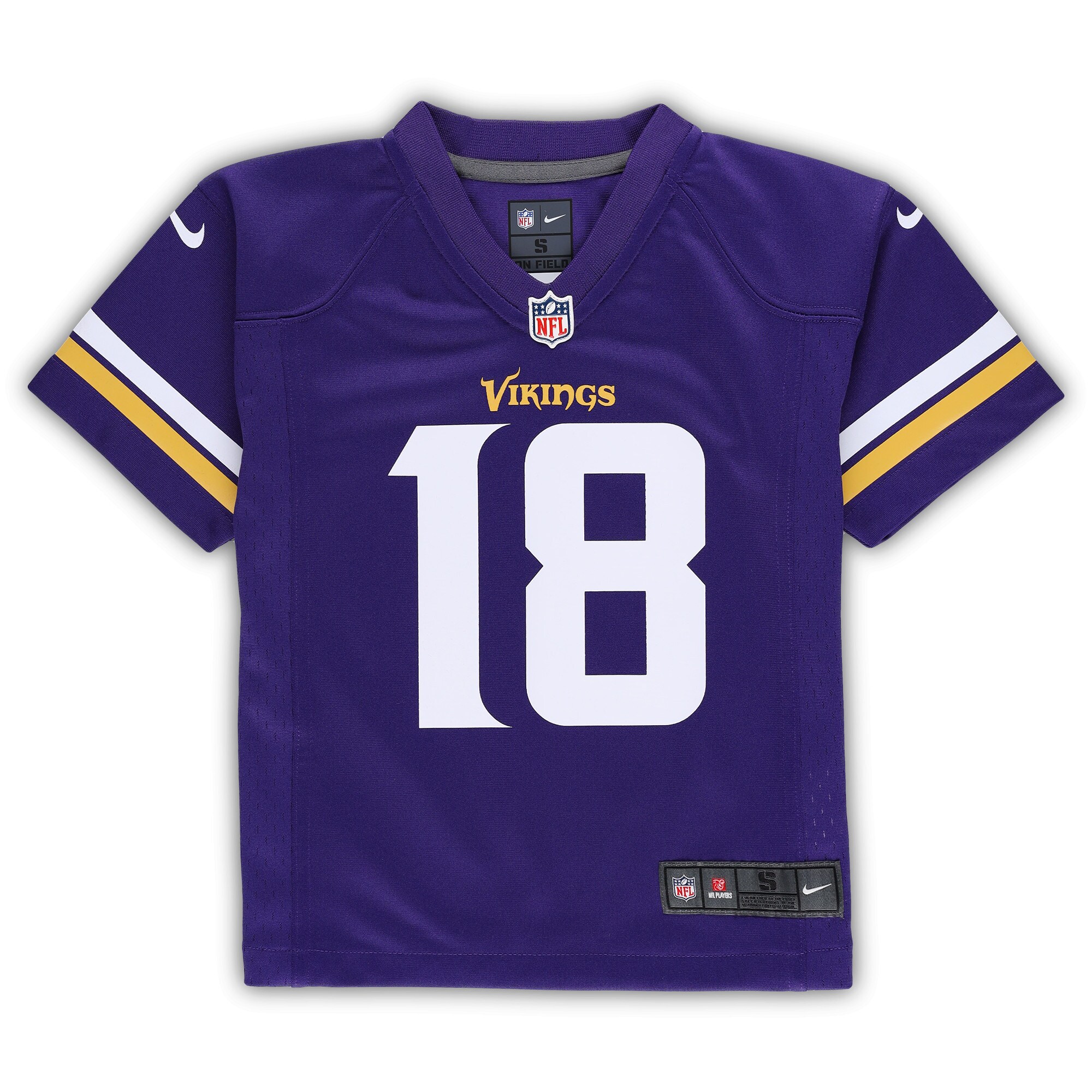 Justin Jefferson Minnesota Vikings Nike Preschool Game Jersey – Purple Clowdercats
