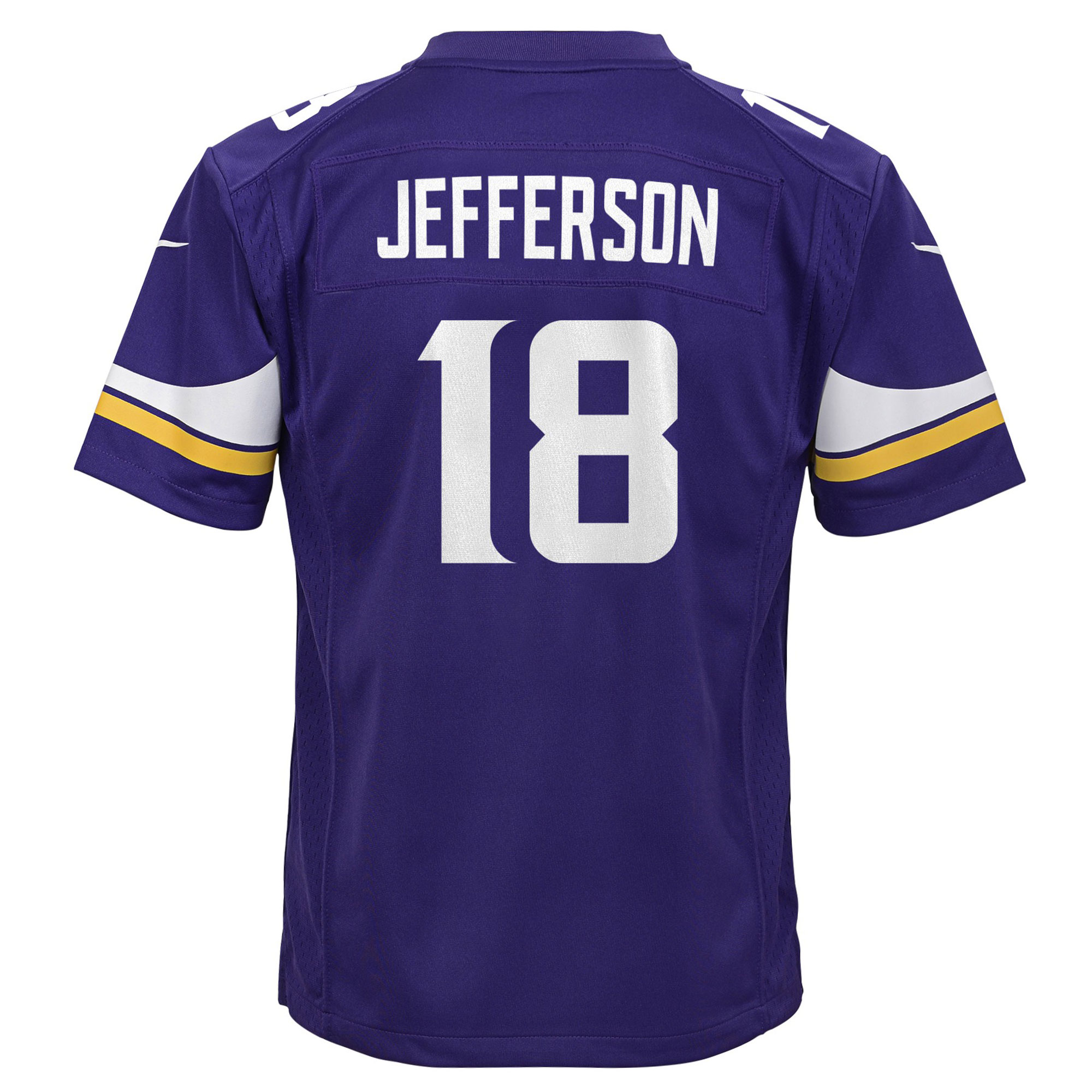 Justin Jefferson Minnesota Vikings Nike Youth Game Jersey – Purple Clowdercats