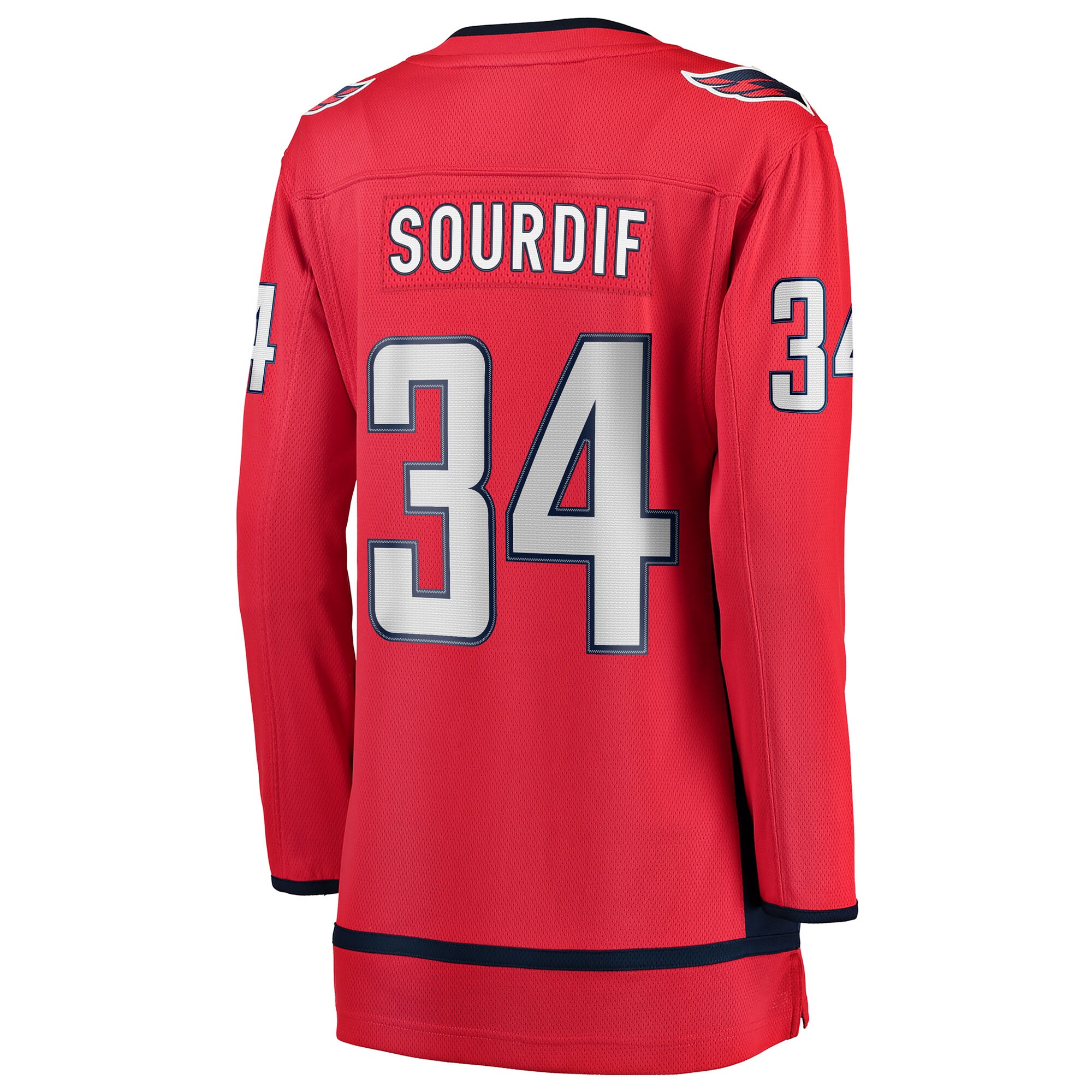 Justin Sourdif Washington Capitals Fanatics Women’s Home Breakaway Jersey – Red Clowdercats