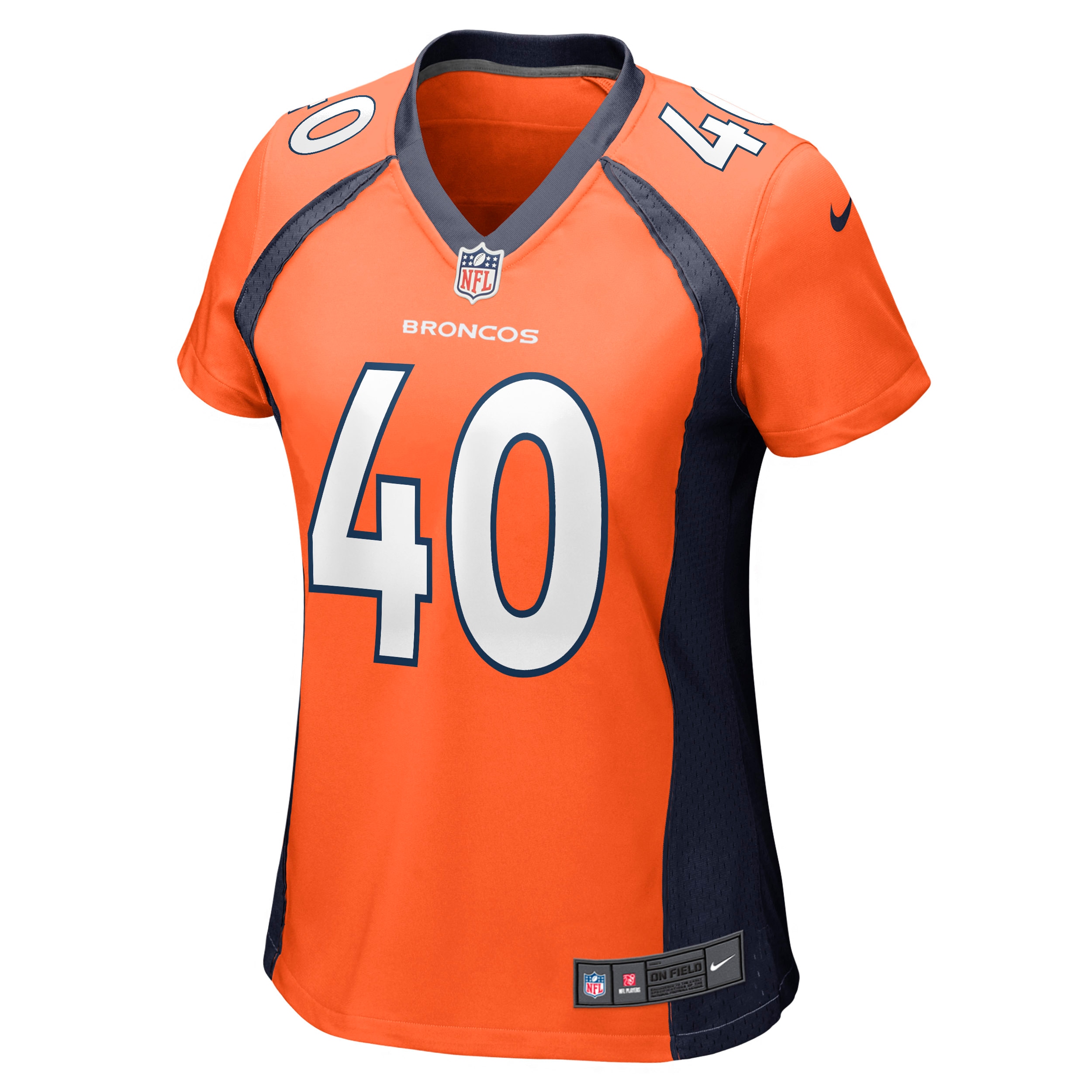 Justin Strnad Denver Broncos Nike Women’s Game Jersey – Orange Clowdercats