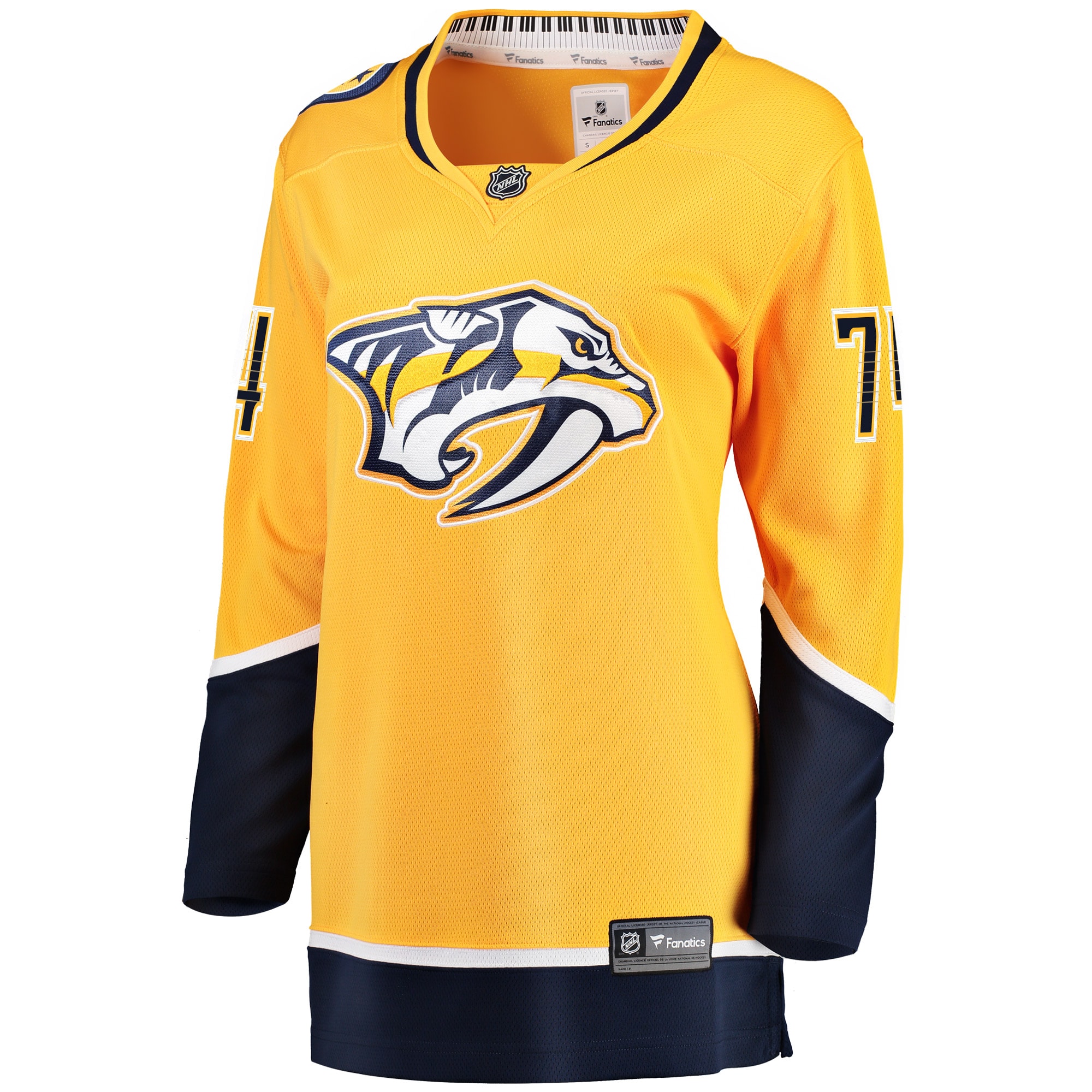 Juuse Saros Nashville Predators Fanatics Women’s Breakaway Player Jersey – Gold Clowdercats