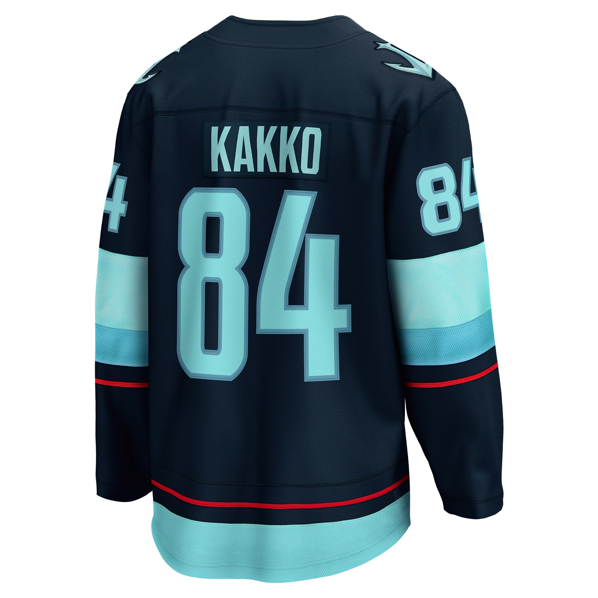 Kaapo Kakko Seattle Kraken Fanatics Home Breakaway Player Jersey – Deep Sea Blue Clowdercats