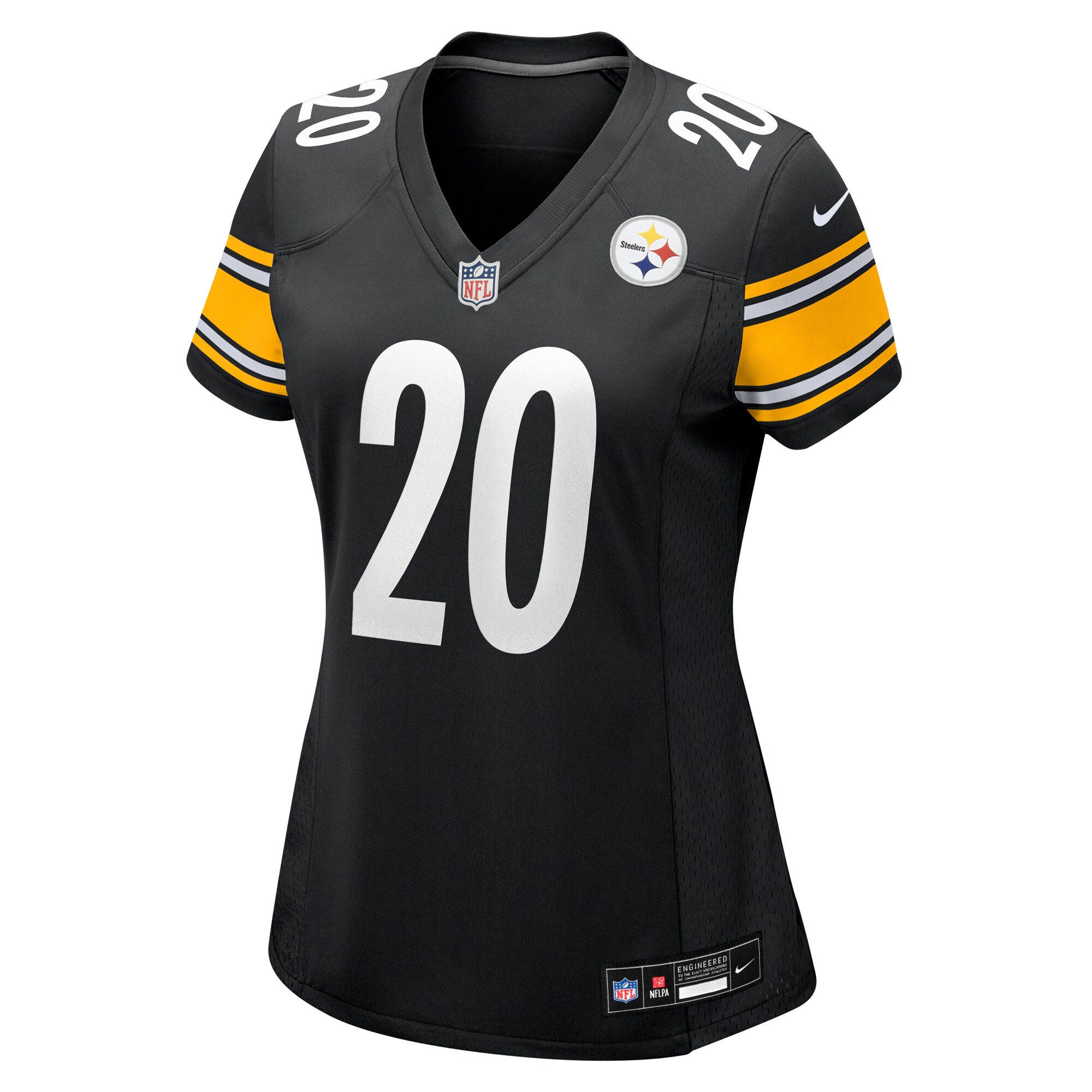 Kaleb Johnson Pittsburgh Steelers Nike Women’s Team Game Jersey – Black Clowdercats