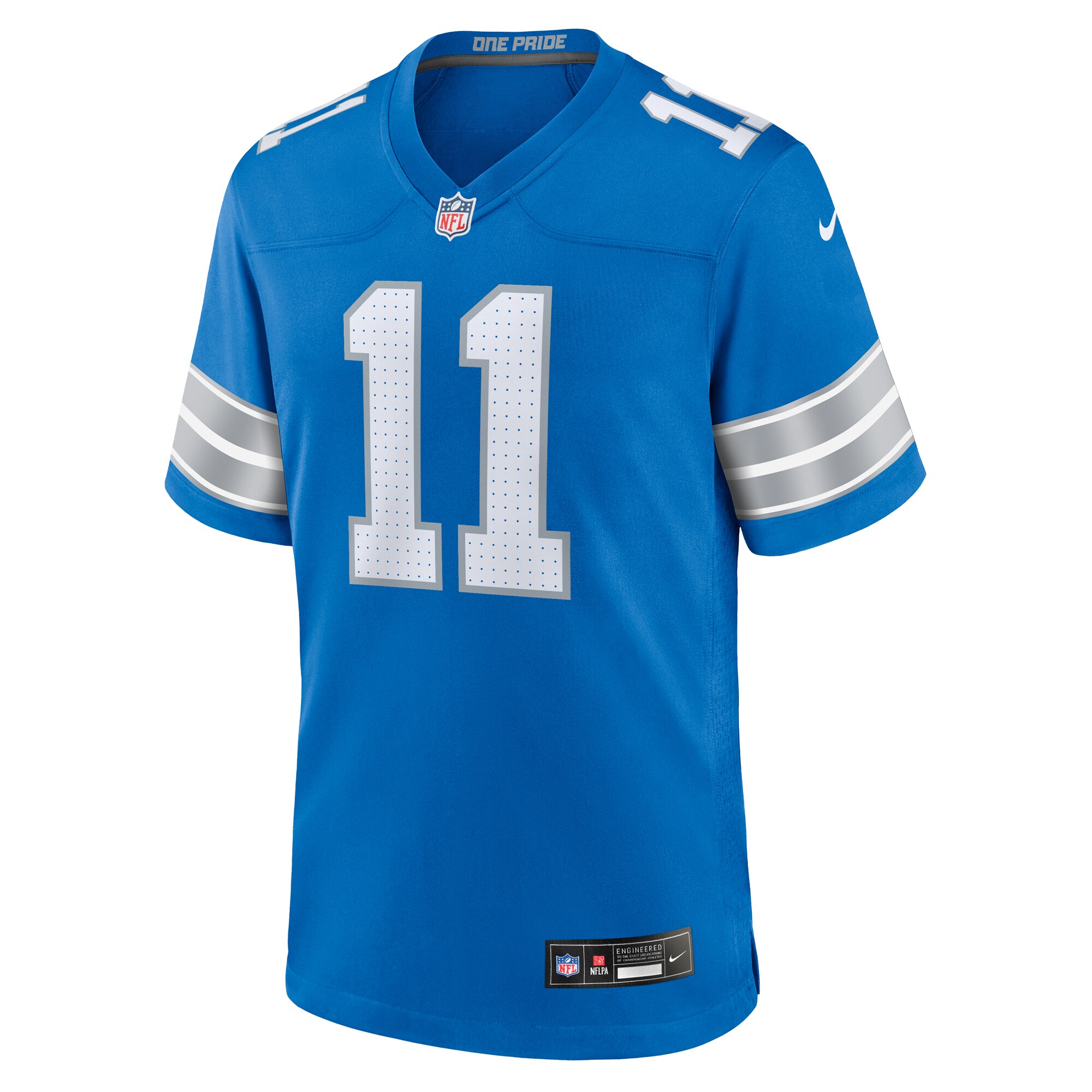 Kalif Raymond Detroit Lions Nike Team Game Jersey – Blue Clowdercats