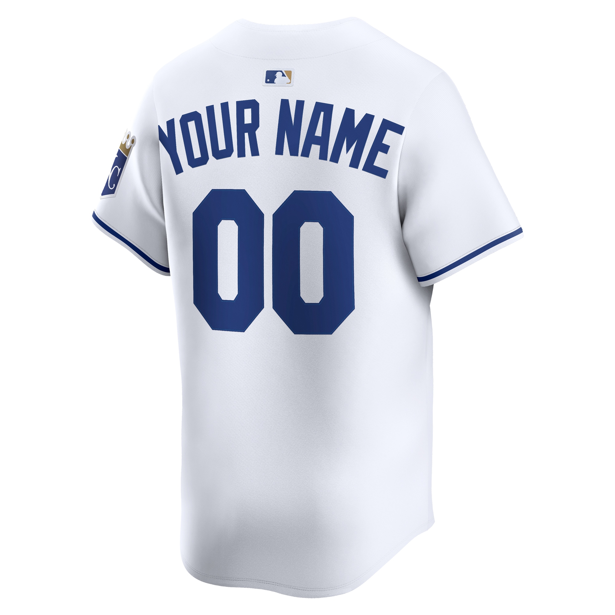 Kansas City Royals Nike Home Limited Custom Jersey – White