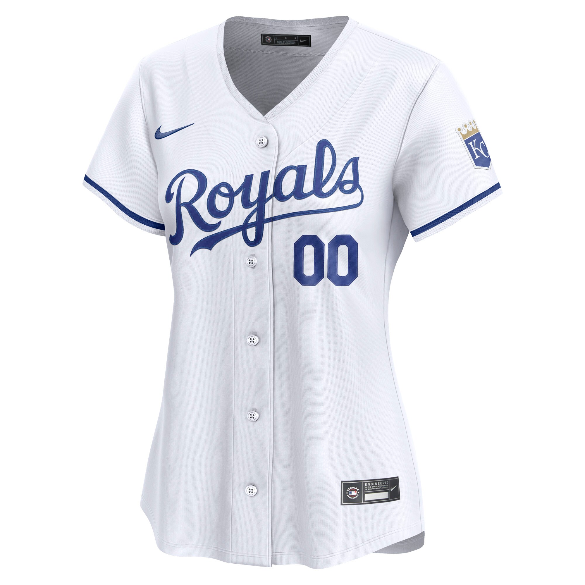 Kansas City Royals Nike Women’s Home Limited Custom Jersey – White