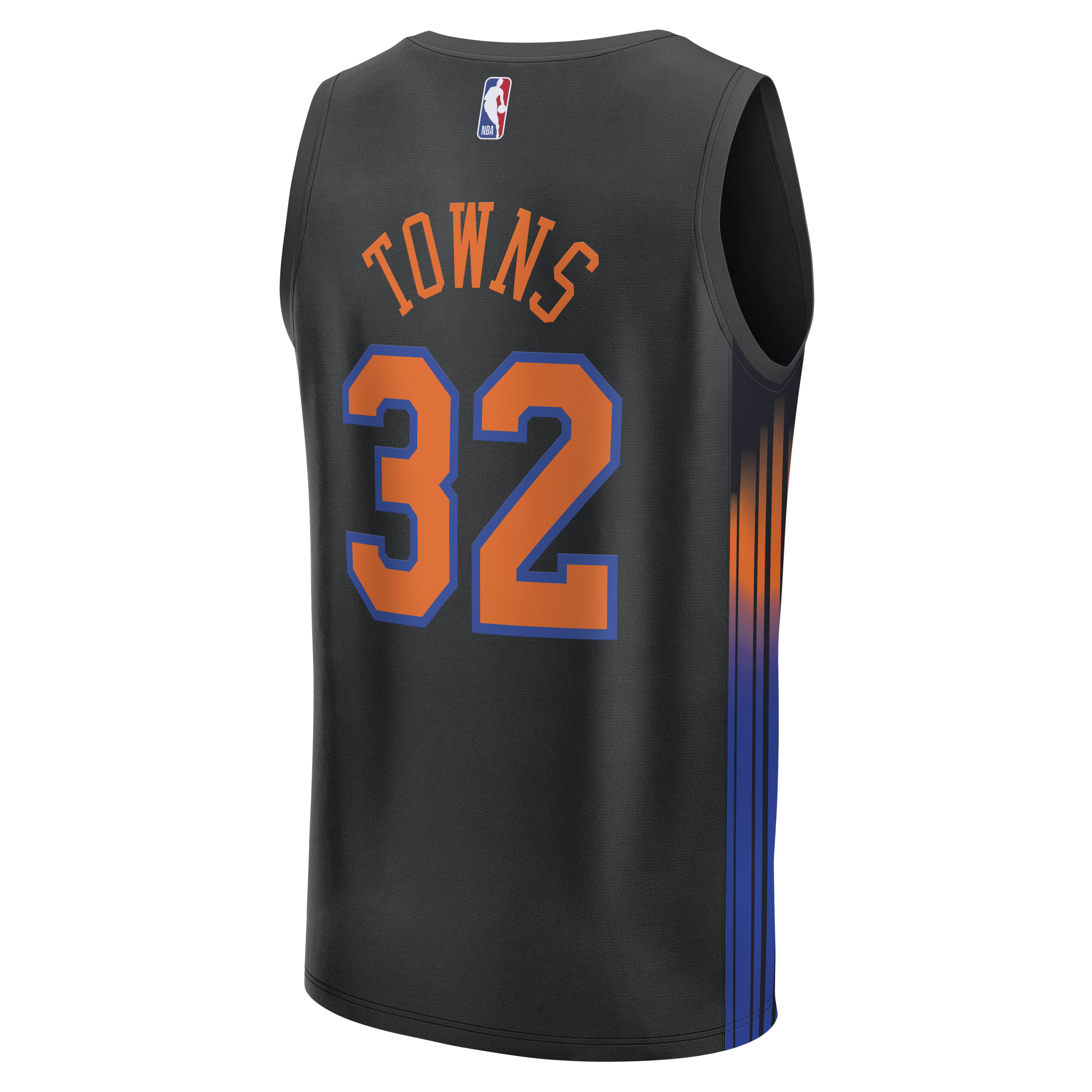 Karl-Anthony Towns New York Knicks Fanatics Fast Break Jersey – Statement Edition – Black Clowdercats
