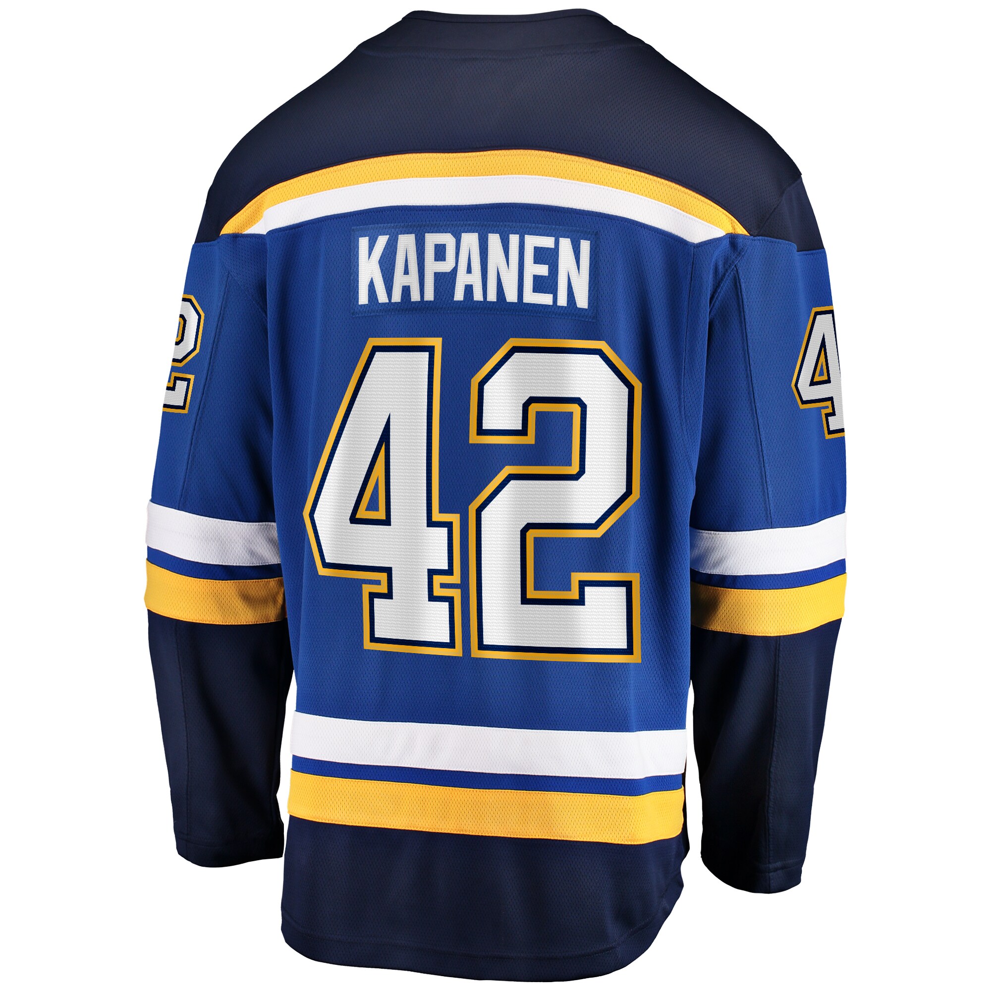 Kasperi Kapanen St. Louis Blues Fanatics Home Breakaway Jersey – Blue Clowdercats