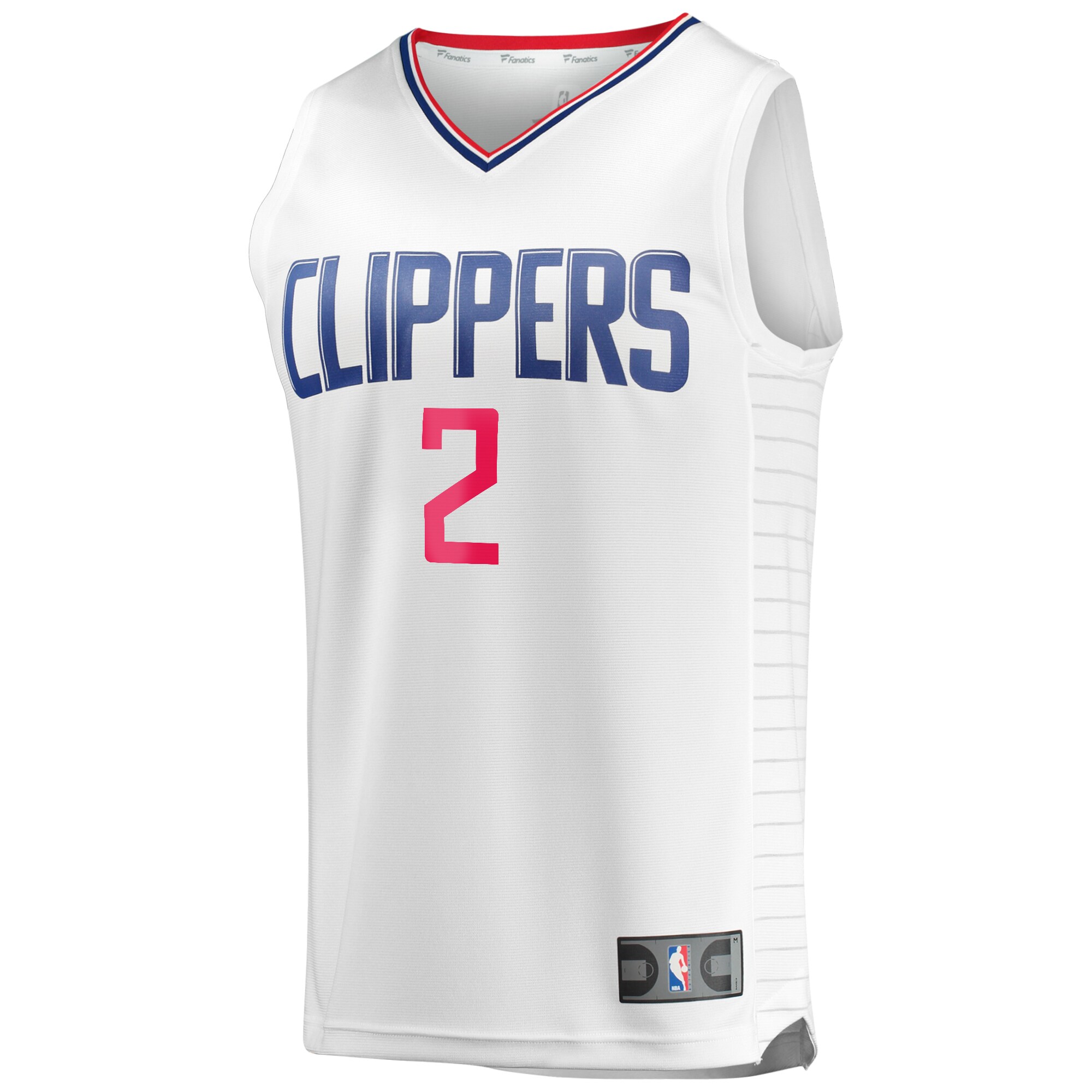 Kawhi Leonard LA Clippers Fanatics Fast Break Replica Player Jersey – White – Association Edition Clowdercats