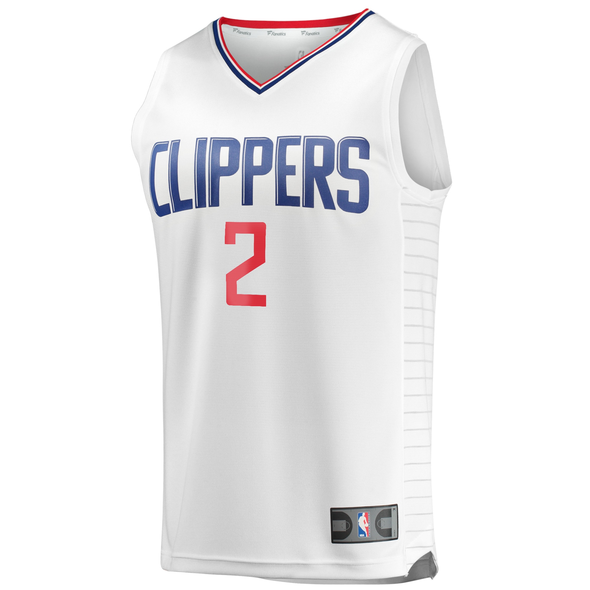 Kawhi Leonard LA Clippers Fanatics Youth 2020/21 Fast Break Player Jersey – White – Association Edition Clowdercats