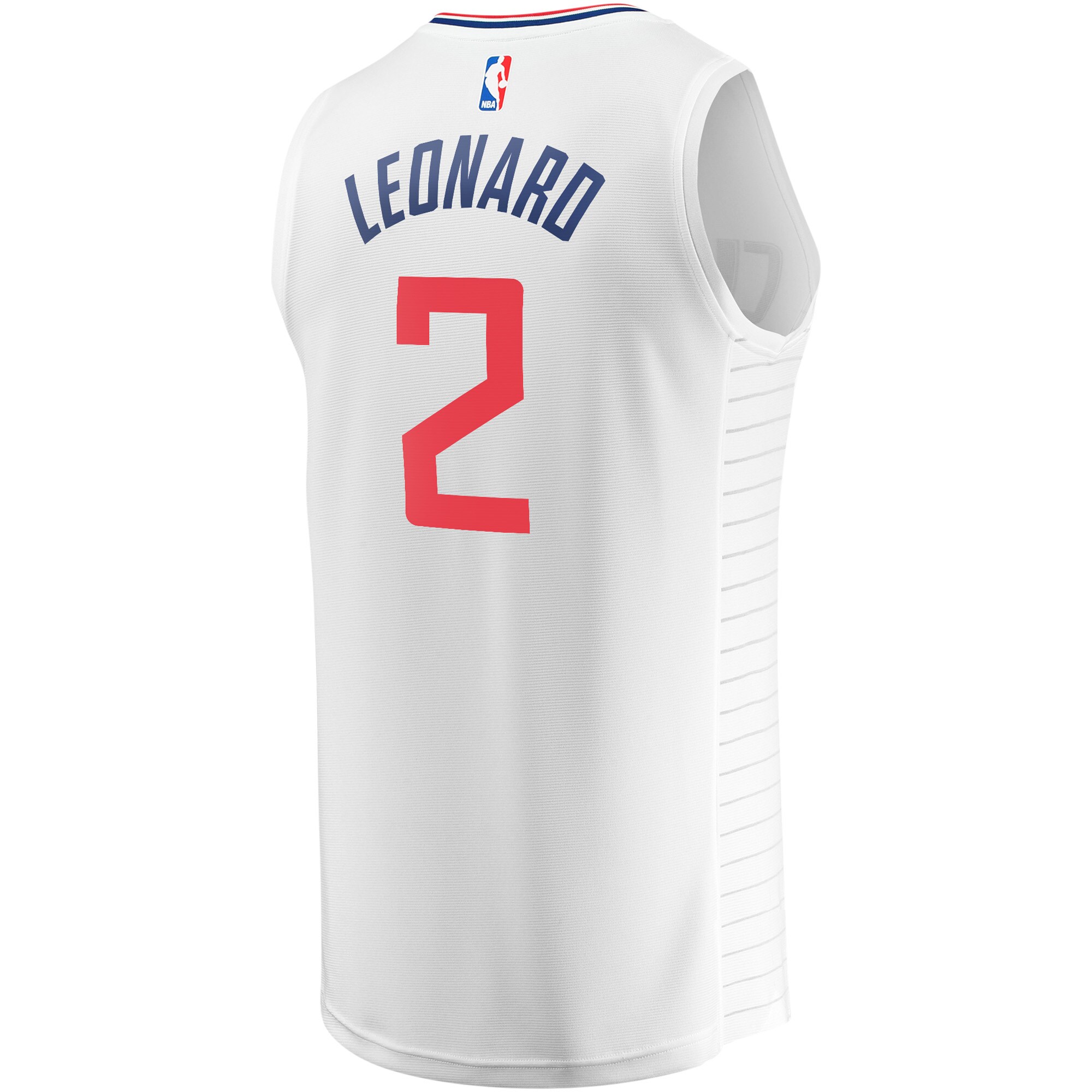 Kawhi Leonard LA Clippers Fanatics Youth Fast Break Player Jersey – Association Edition – White Clowdercats