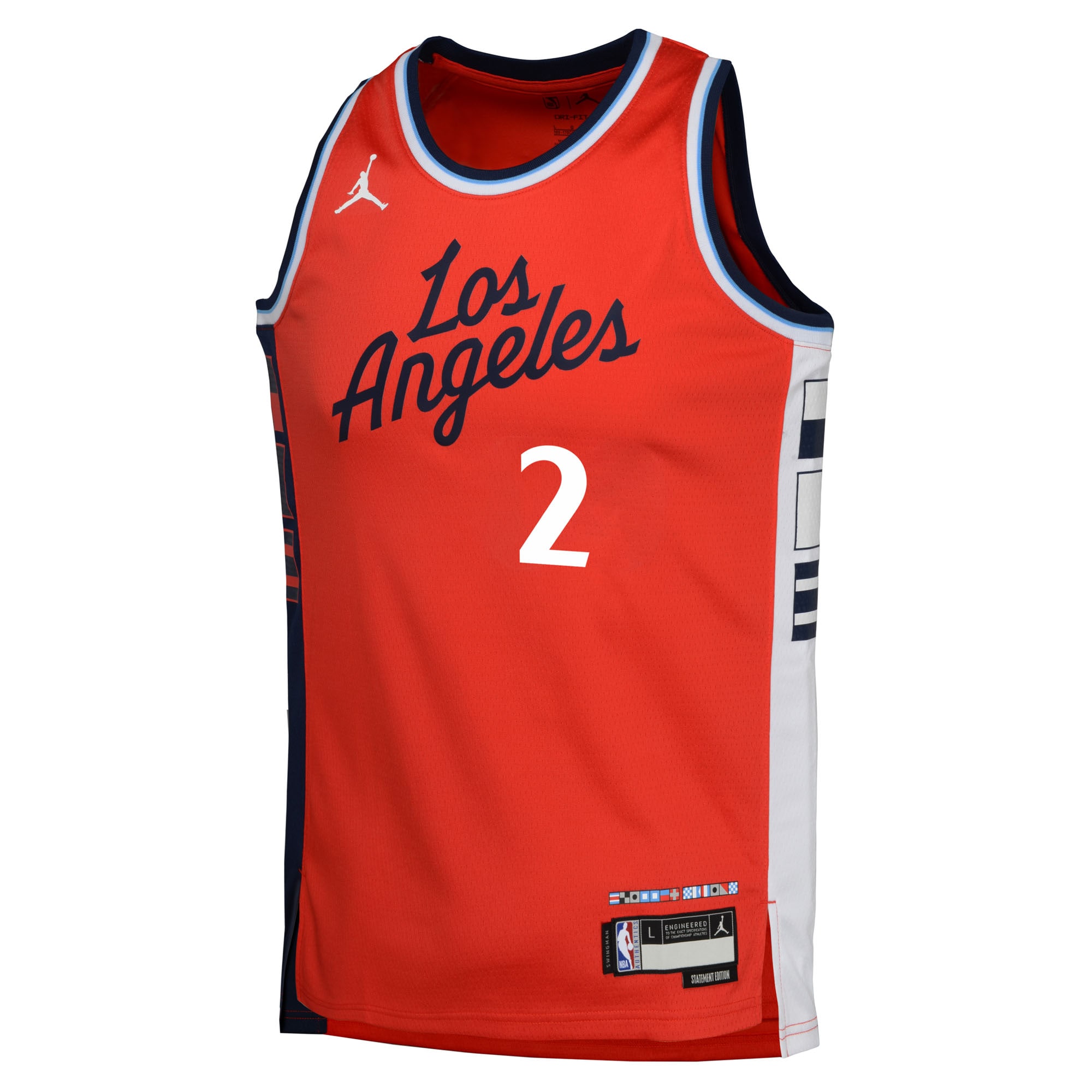 Kawhi Leonard LA Clippers Jordan Brand Youth Swingman Jersey – Statement Edition – Red Clowdercats