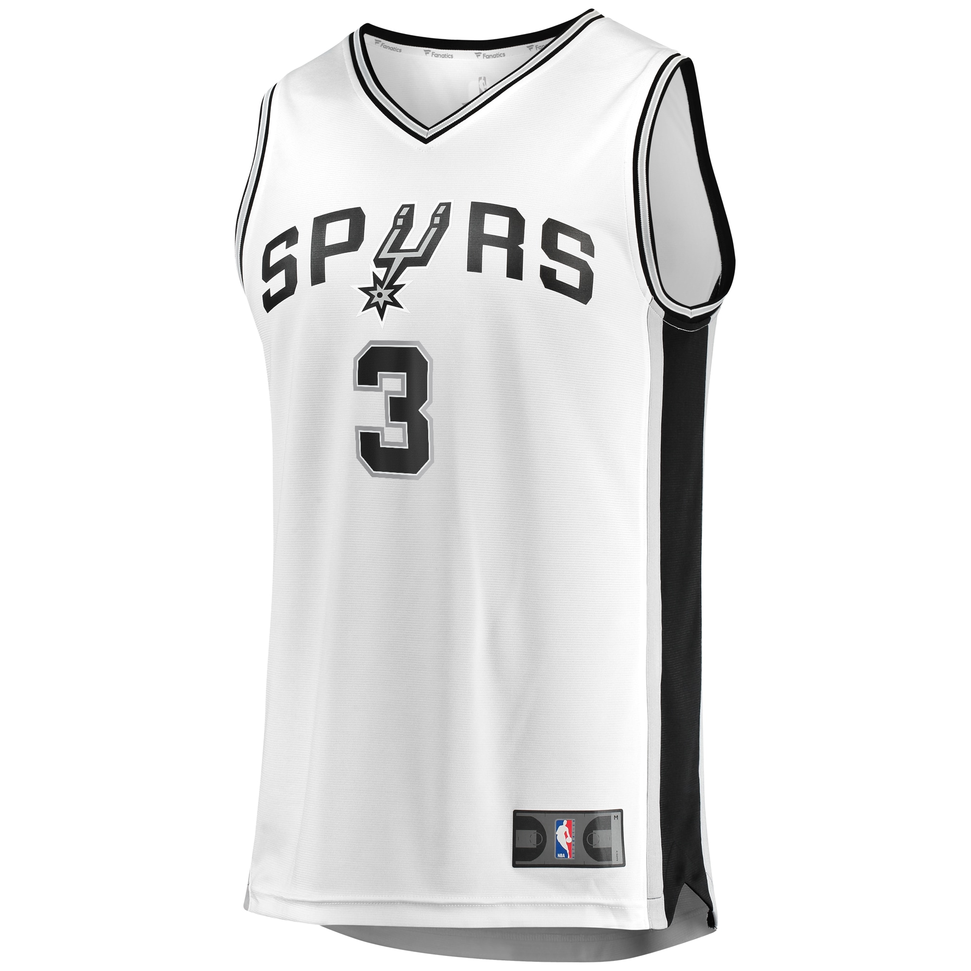 Keldon Johnson San Antonio Spurs Fanatics Fast Break Association Jersey – White Clowdercats