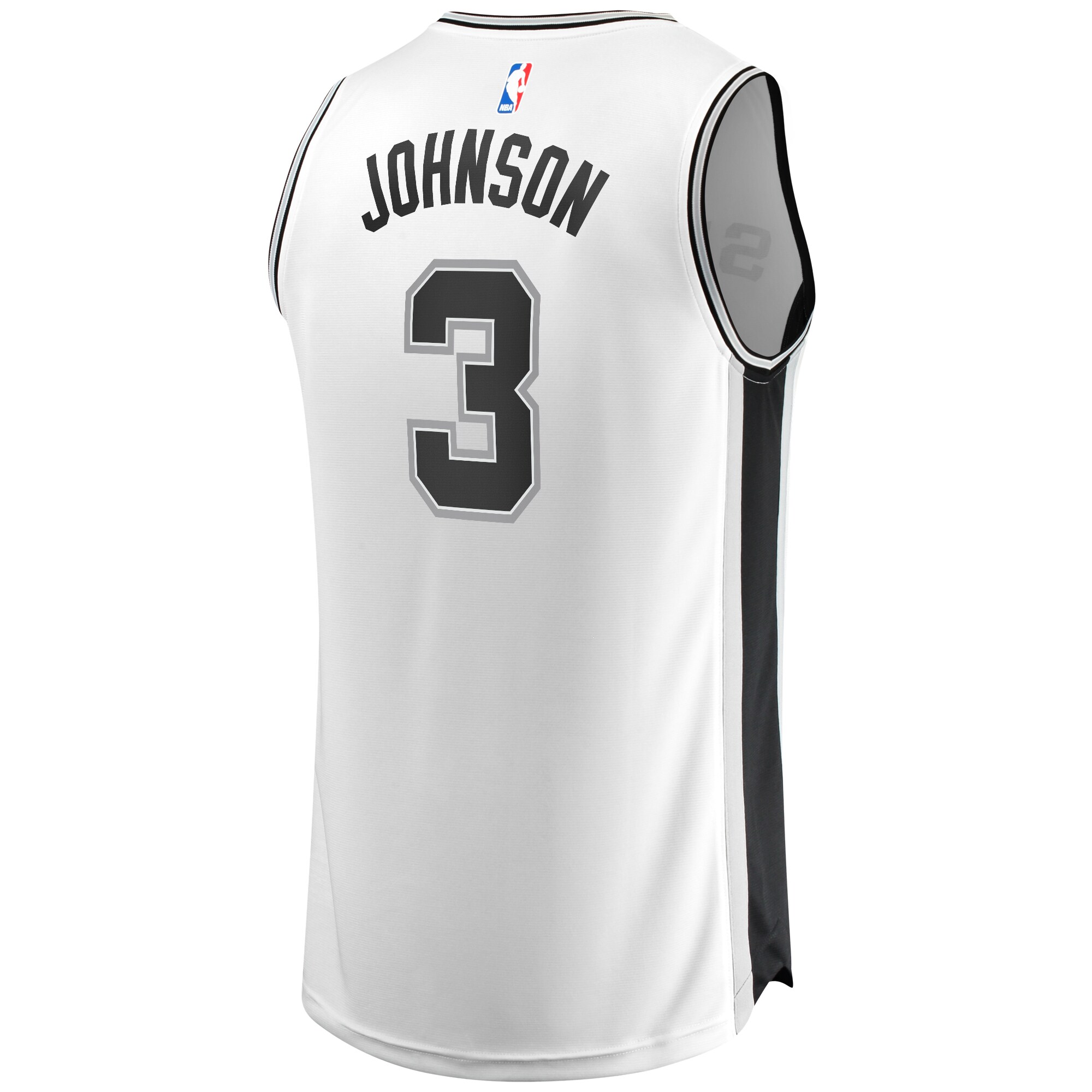 Keldon Johnson San Antonio Spurs Fanatics Fast Break Association Jersey – White Clowdercats
