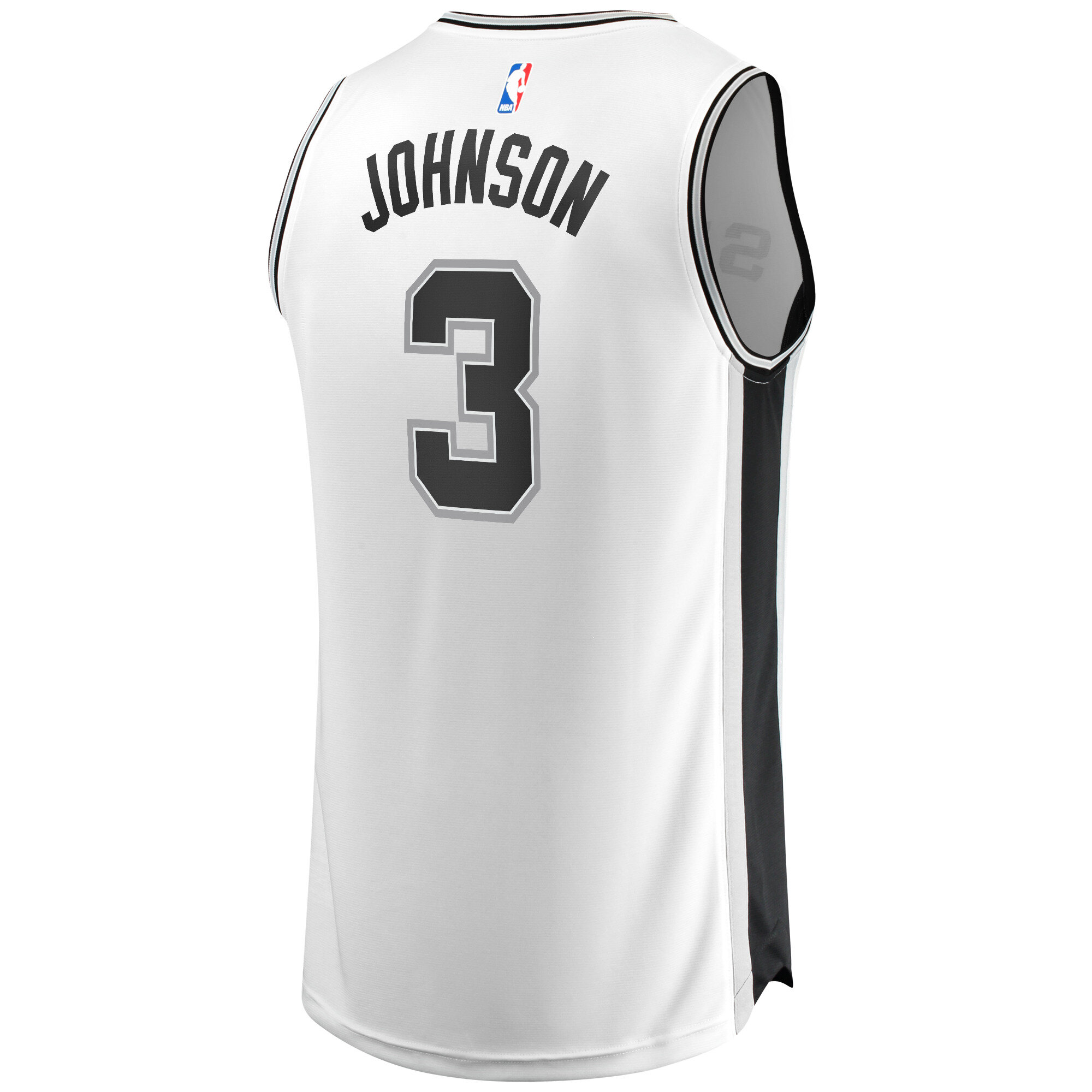 Keldon Johnson San Antonio Spurs Fanatics Youth Fast Break Association Jersey – White Clowdercats