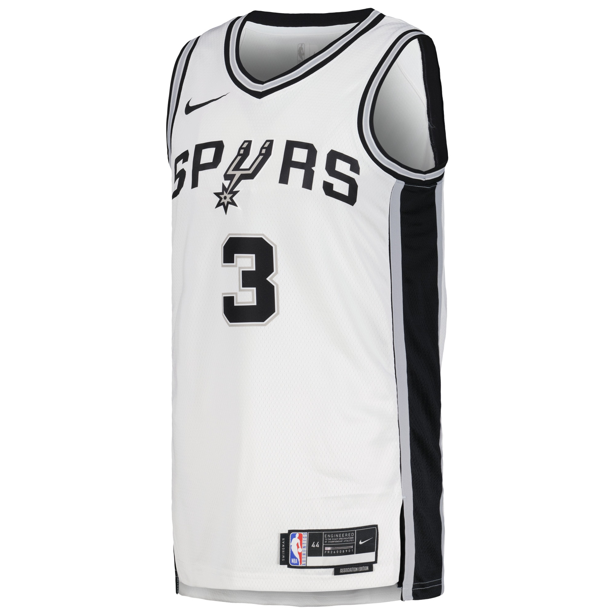 Keldon Johnson San Antonio Spurs Nike Unisex Swingman Jersey – Association Edition – White Clowdercats