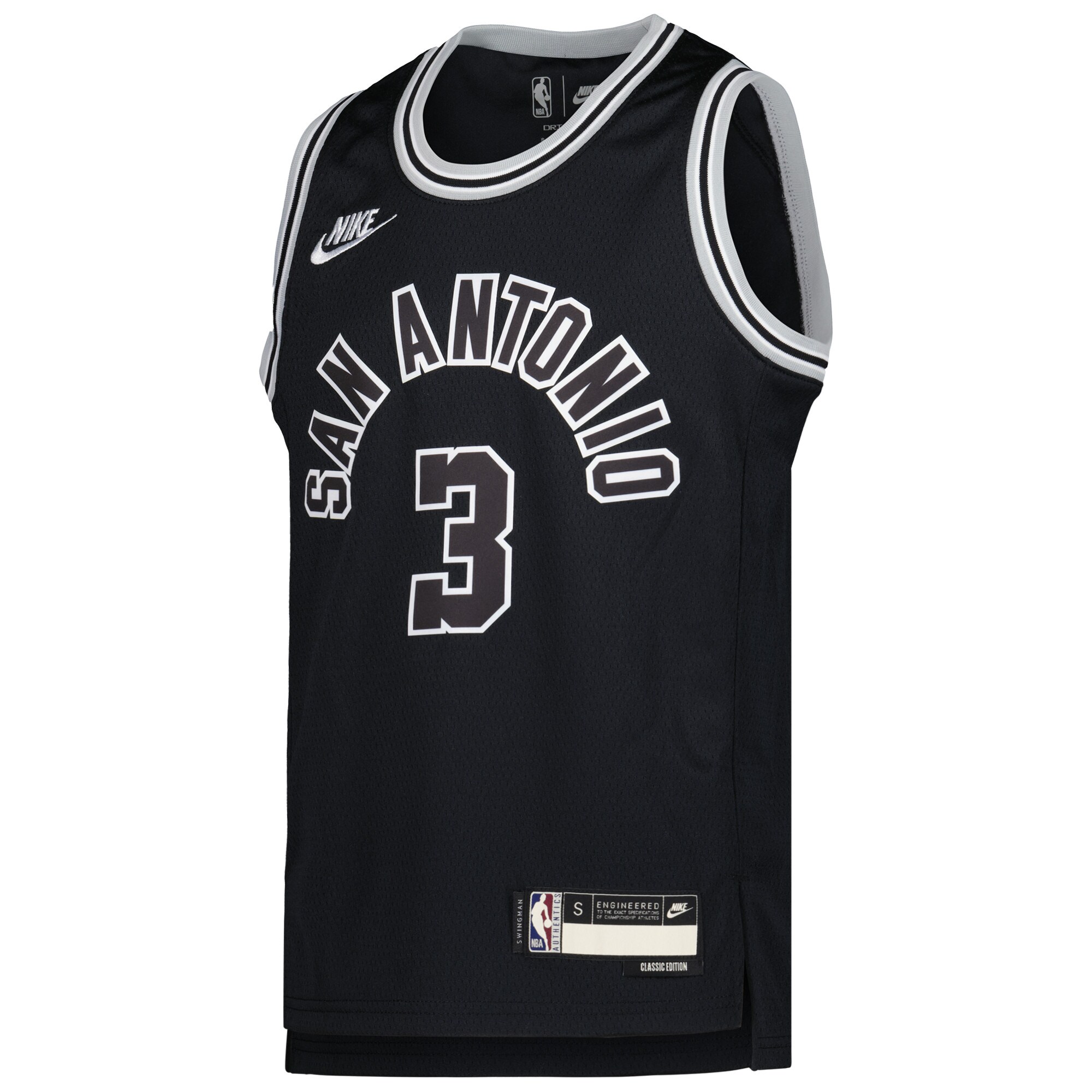 Keldon Johnson San Antonio Spurs Nike Youth 2022/23 Swingman Jersey – Classic Edition – Black Clowdercats