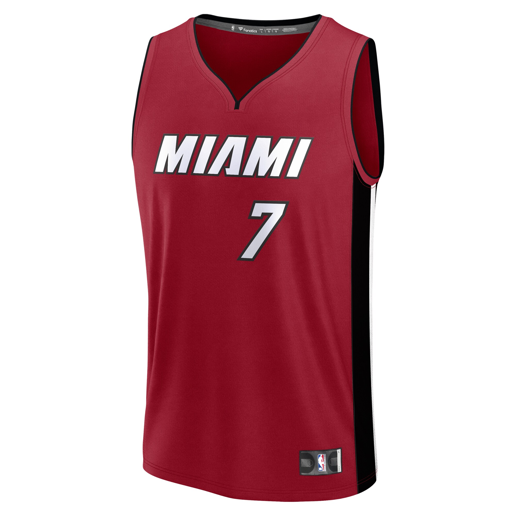 Kel’el Ware Miami Heat Fanatics Youth Fast Break Player Jersey – Statement Edition – Red Clowdercats