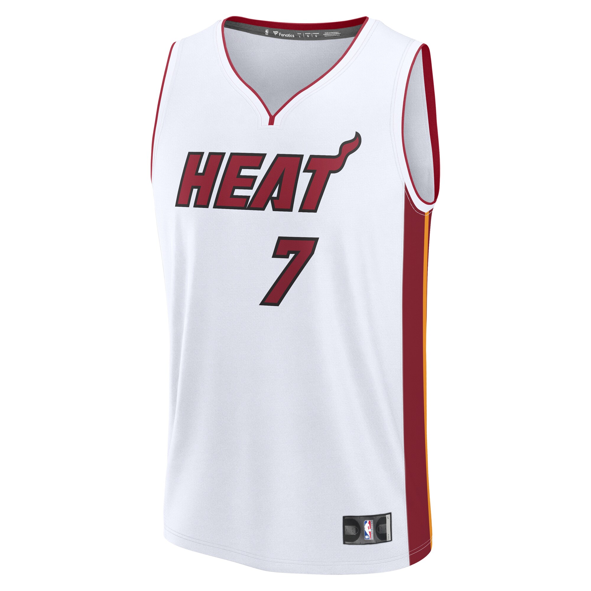 Kel’el Ware Miami Heat Fanatics Youth Fast Break Replica Player Jersey – Association – White Edition Clowdercats