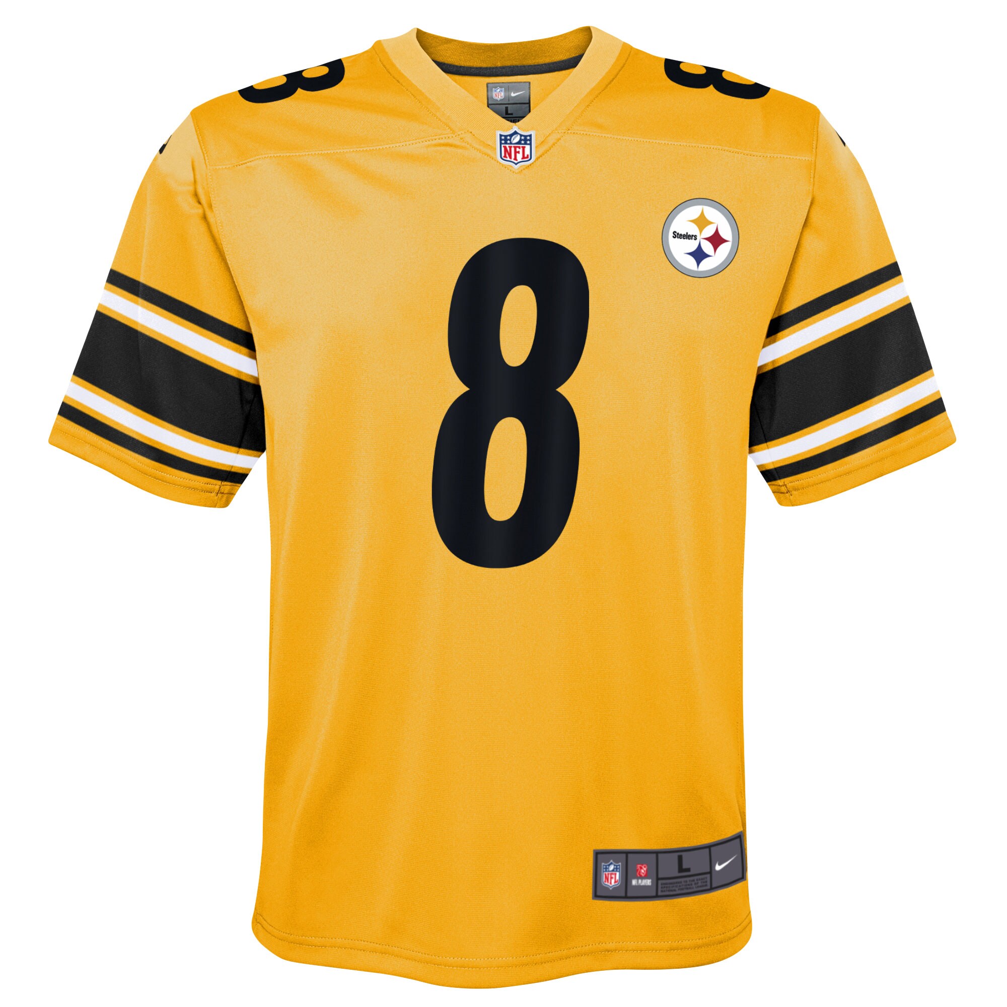 Kenny Pickett Pittsburgh Steelers Nike Youth Inverted Game Jersey – Gold Clowdercats