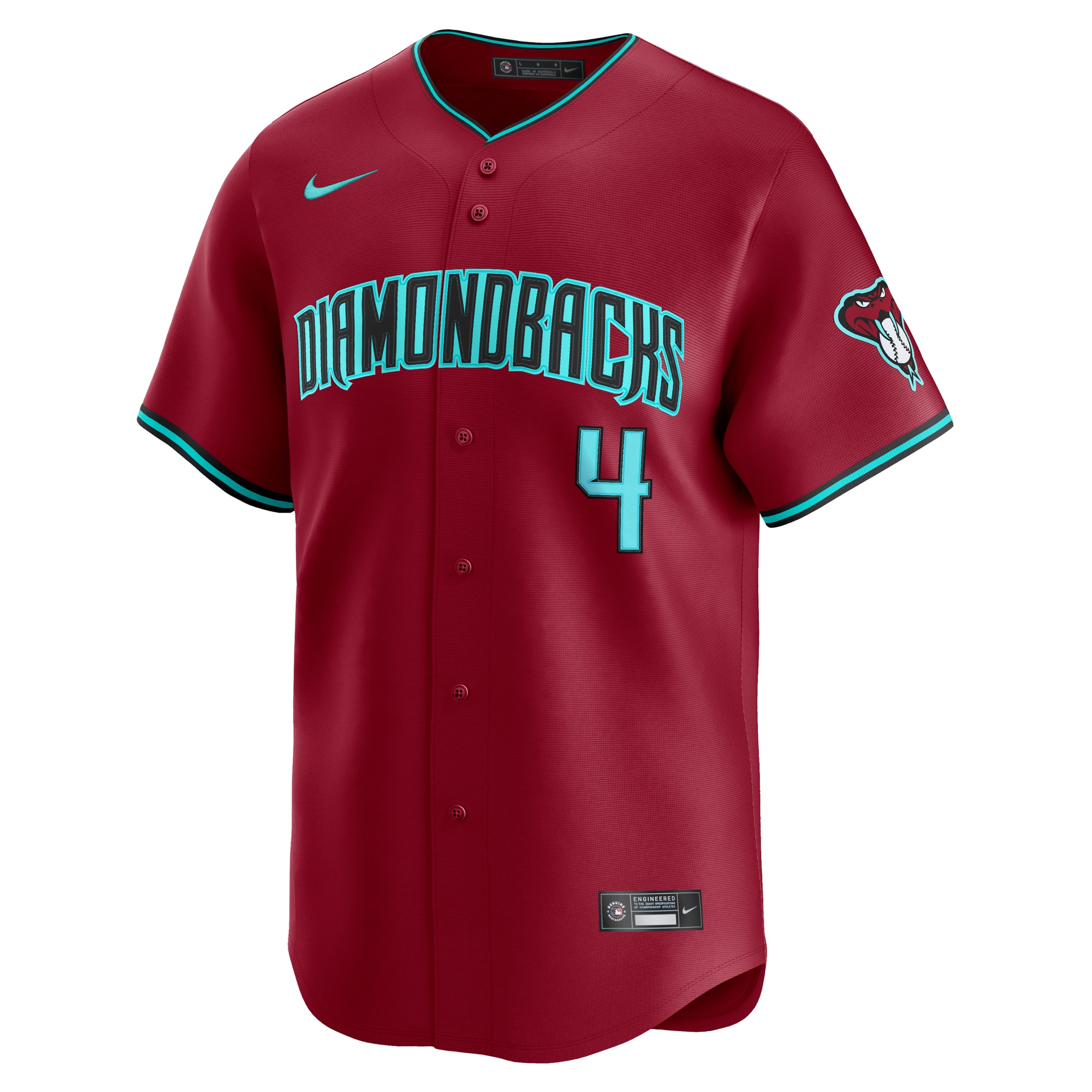 Ketel Marte Arizona Diamondbacks Nike Alternate 2 Limited Player Jersey – Red