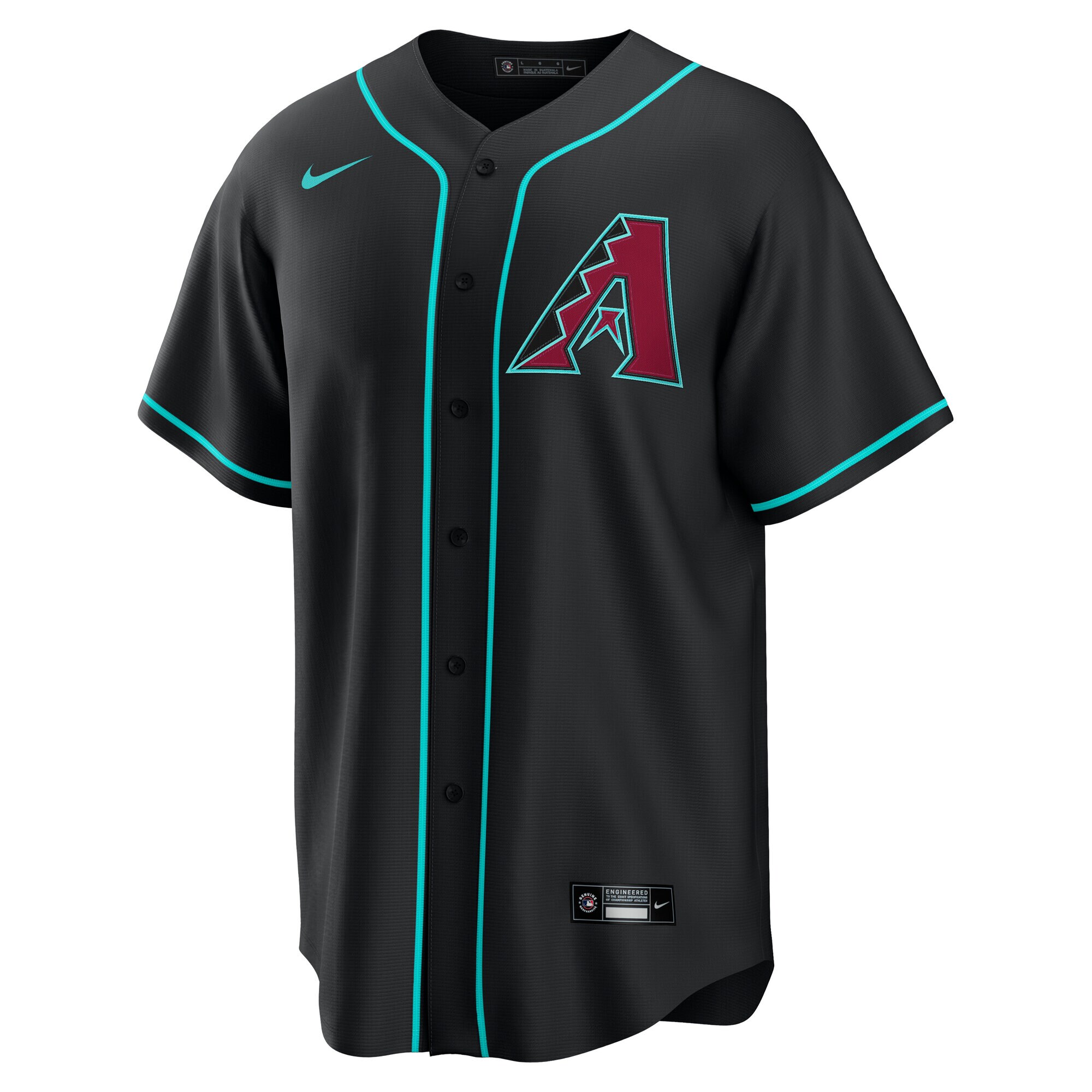 Ketel Marte Arizona Diamondbacks Nike Alternate Replica Jersey – Black