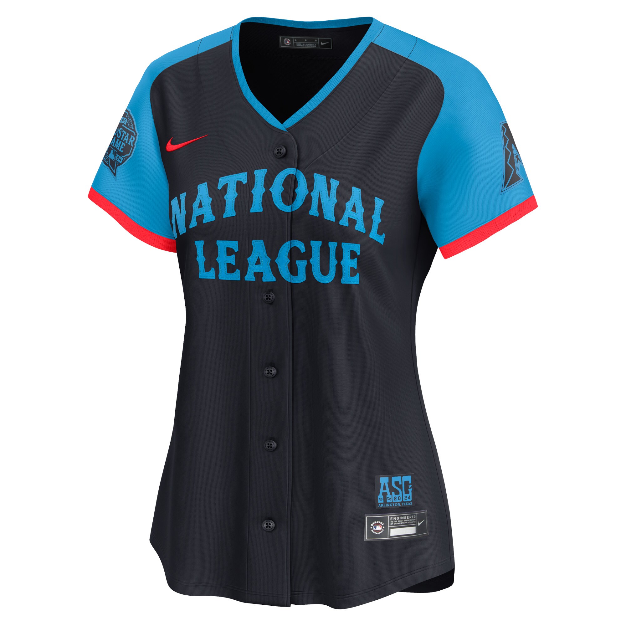 Ketel Marte National League Nike Women’s 2024 MLB All-Star Game Limited Player Jersey – Navy