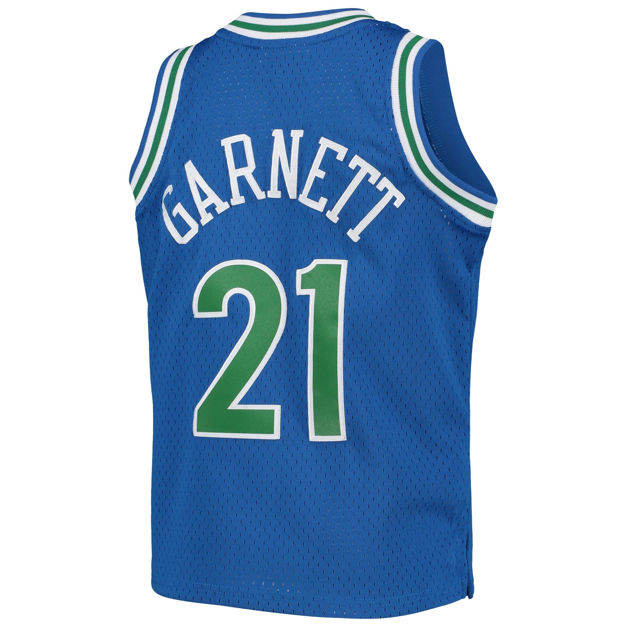 Kevin Garnett Minnesota Timberwolves Mitchell & Ness Youth 1995-96 Hardwood Classics Swingman Jersey – Blue Clowdercats