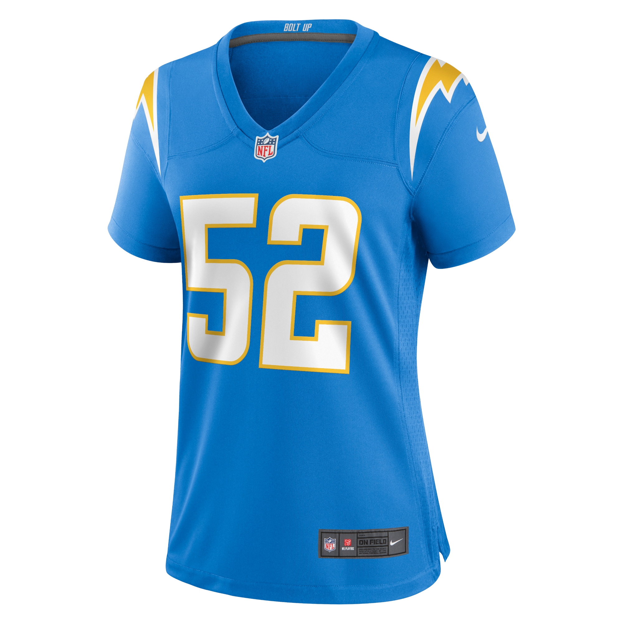 Khalil Mack Los Angeles Chargers Nike Women’s Player Jersey – Powder Blue Clowdercats