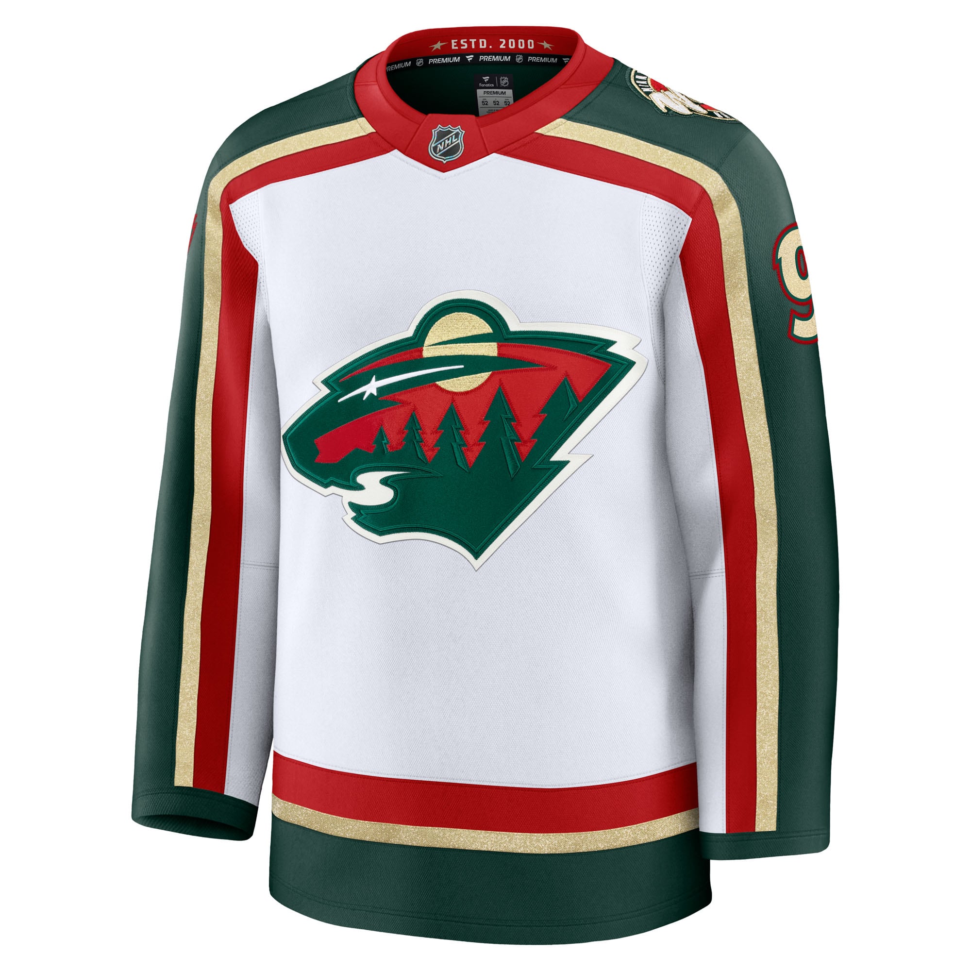 Kirill Kaprizov Minnesota Wild Fanatics 25th Anniversary Premium Player Jersey – White Clowdercats