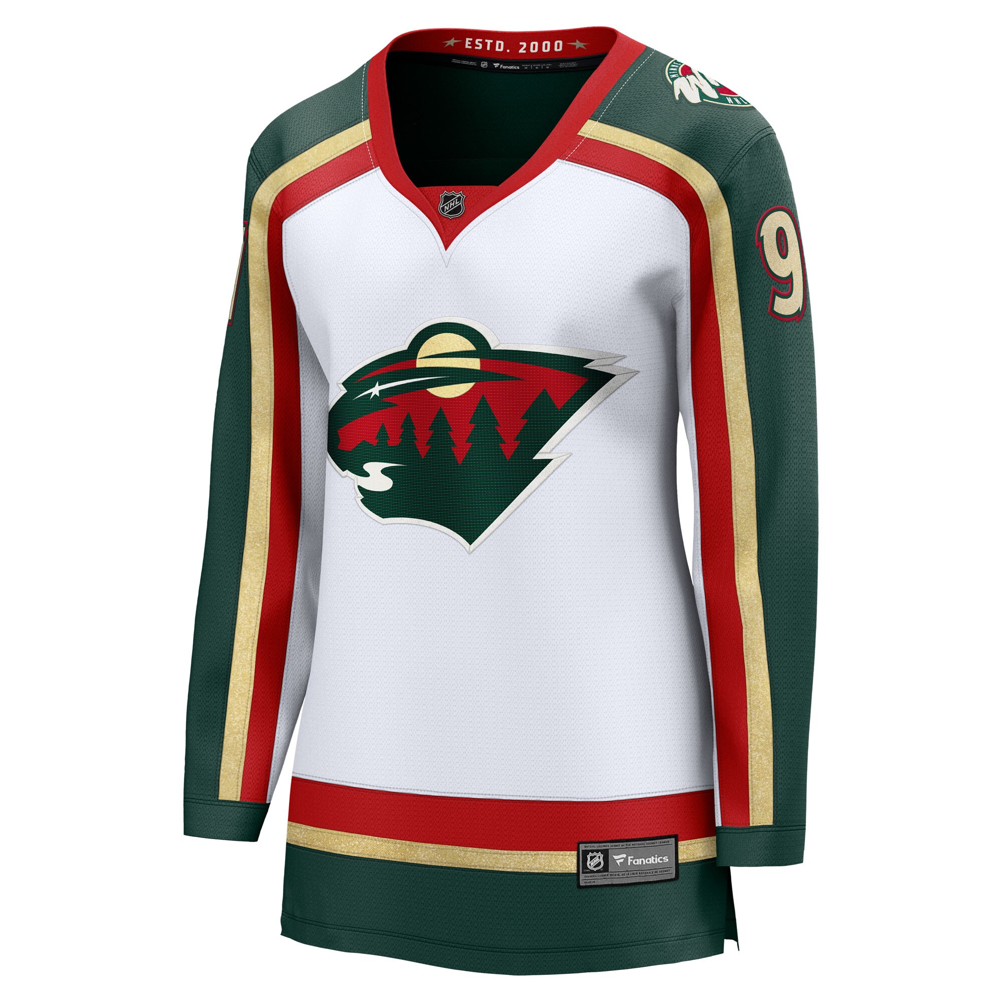 Kirill Kaprizov Minnesota Wild Fanatics Women’s 25th Anniversary Breakaway Player Jersey – White Clowdercats