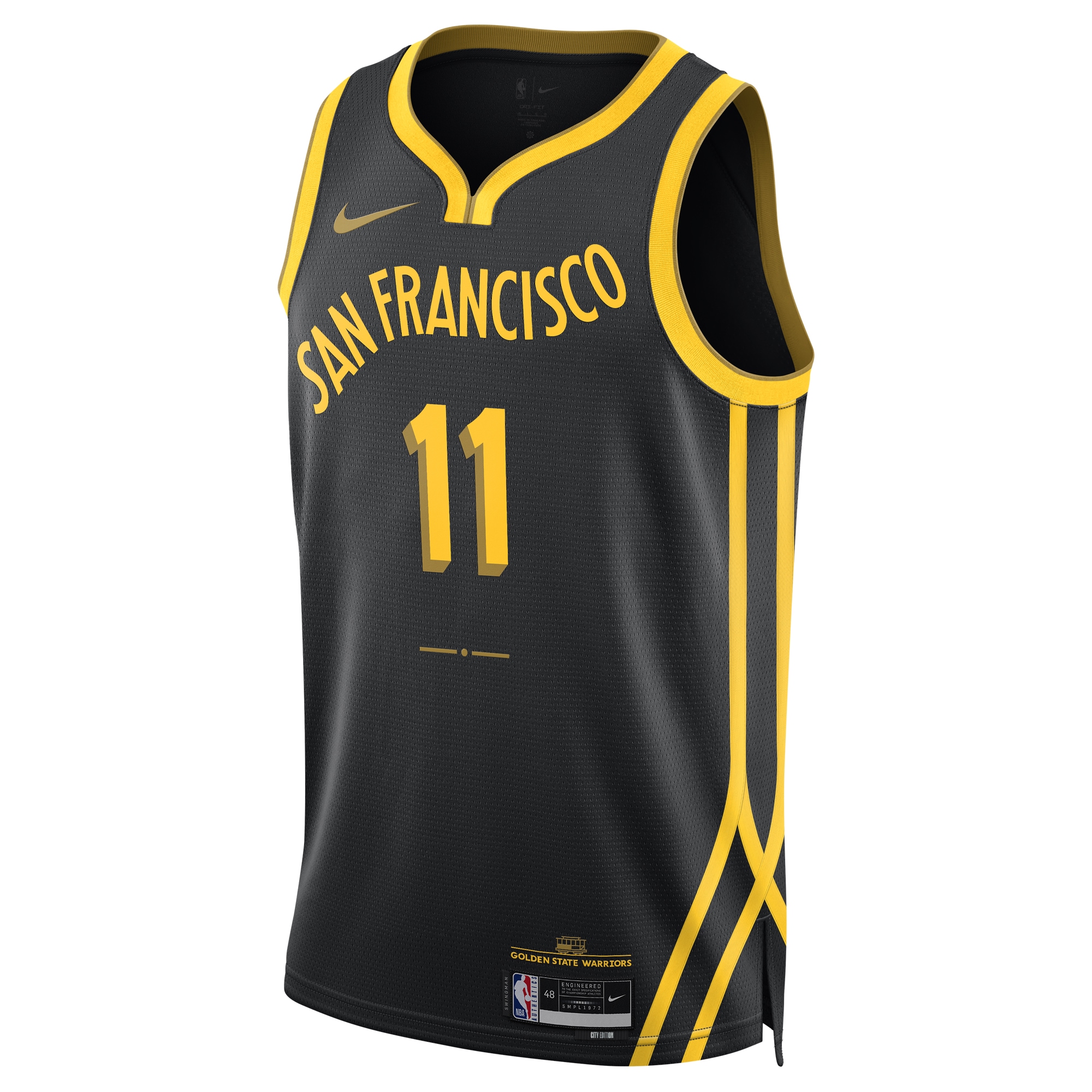 Klay Thompson Golden State Warriors Nike Unisex 2023/24 Swingman Jersey – Black – City Edition Clowdercats