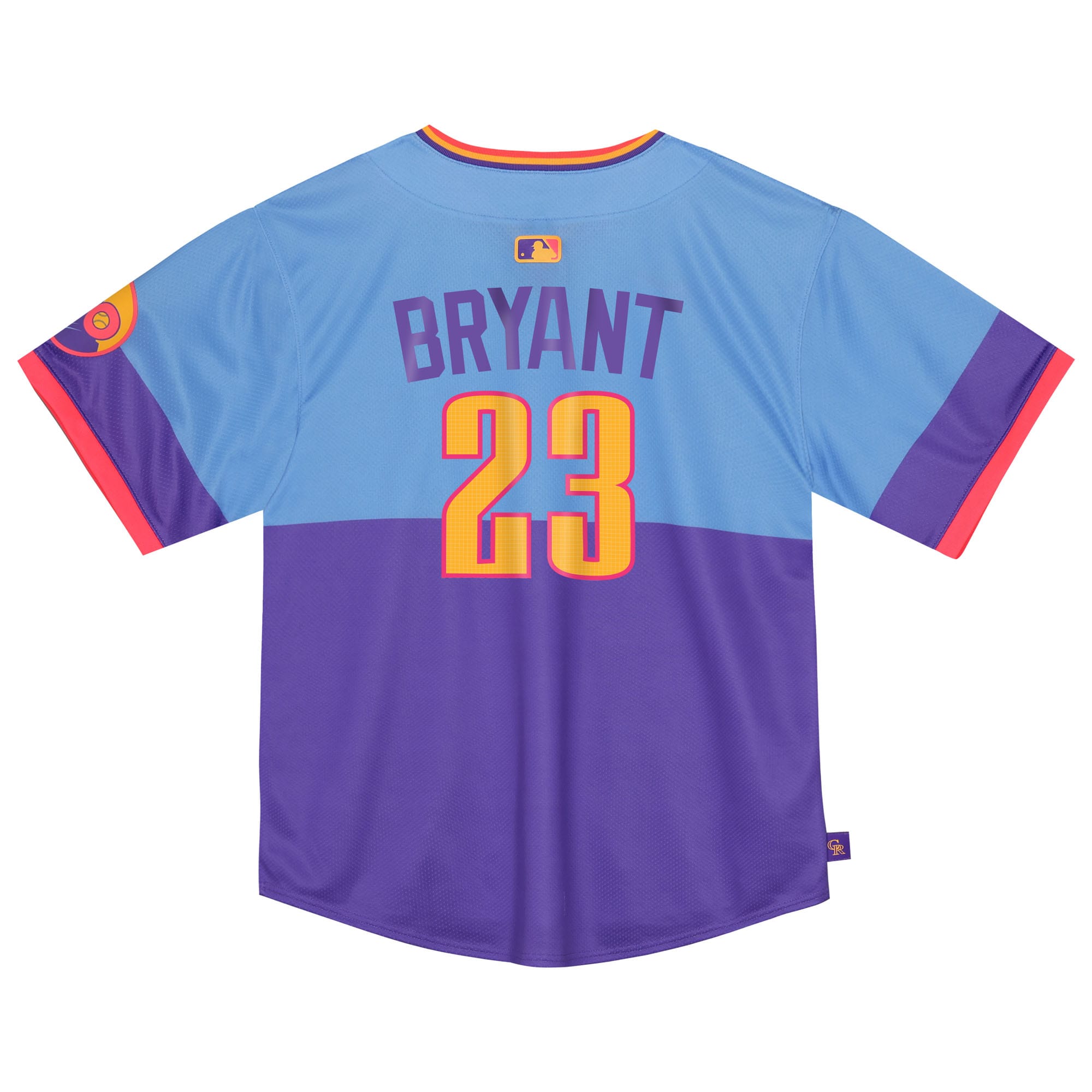 Kris Bryant Colorado Rockies Nike Toddler 2025 City Connect Limited Player Jersey – Purple/Light Blue