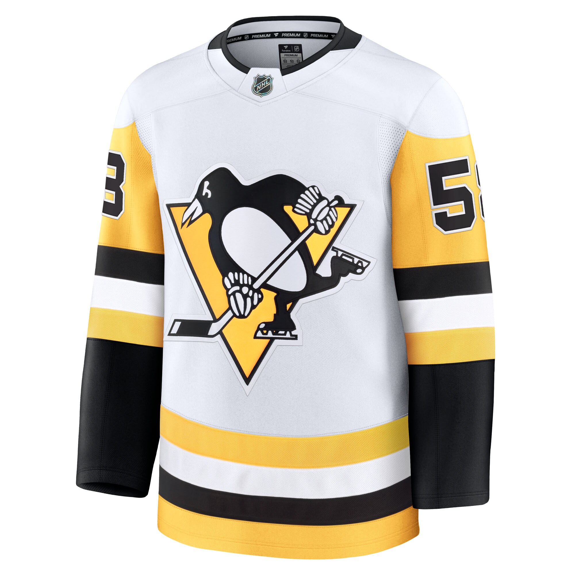 Kris Letang Pittsburgh Penguins Fanatics Premium Jersey – White Clowdercats
