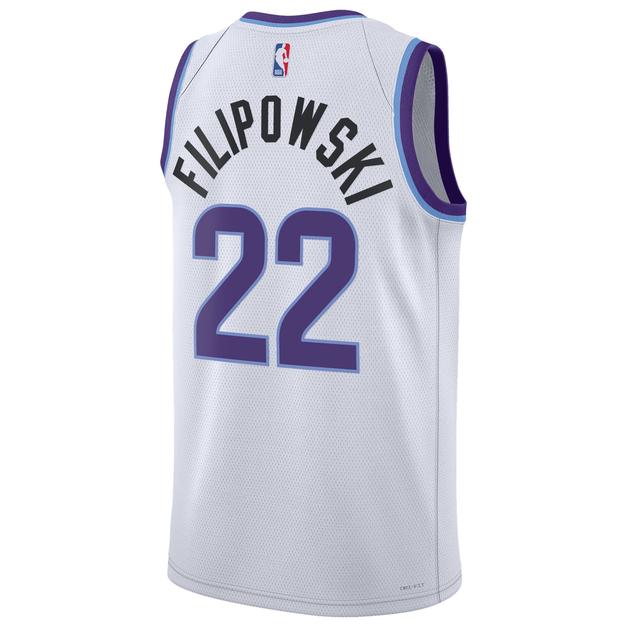 Kyle Filipowski Utah Jazz Nike Unisex Swingman Jersey – Association Edition – White Clowdercats