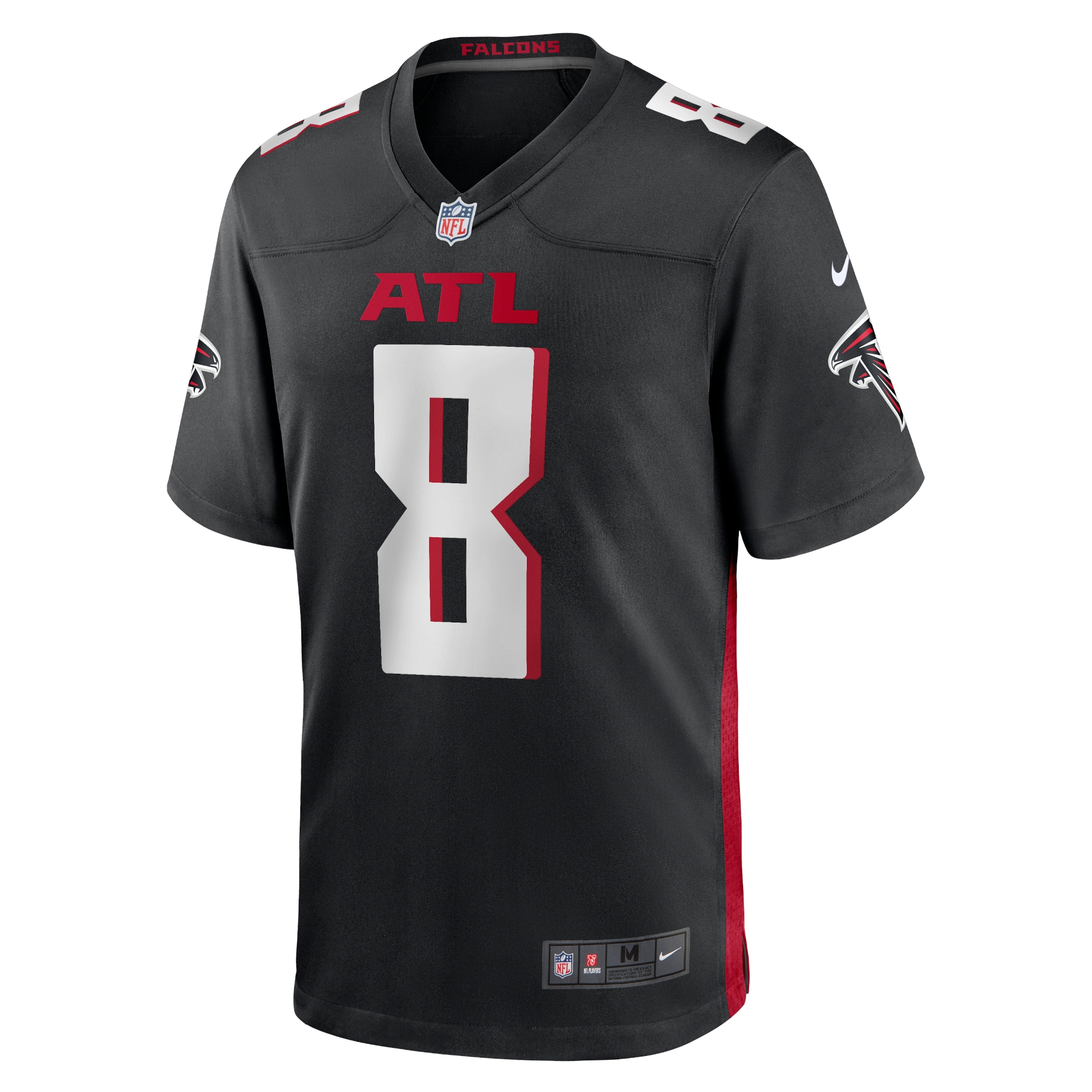 Kyle Pitts Sr. Atlanta Falcons Nike Youth Game Jersey – Black Clowdercats